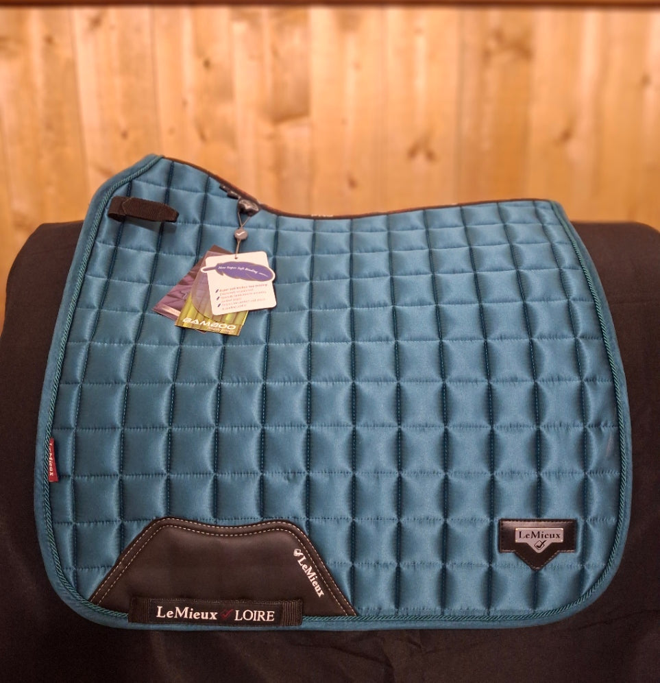 Used Lemieux Loire Peacock Dressage Pad
