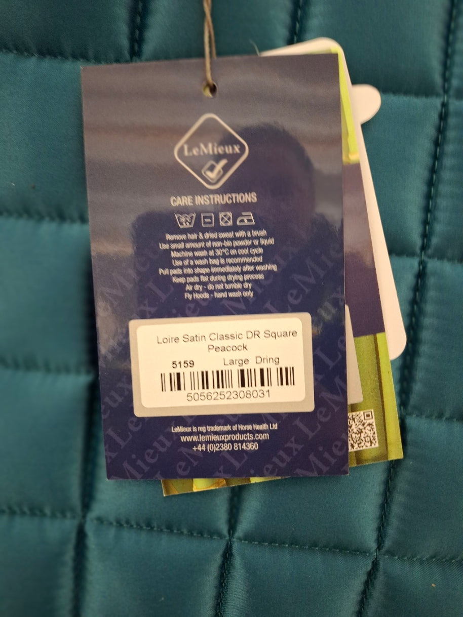 Used Lemieux Loire Peacock Dressage Pad