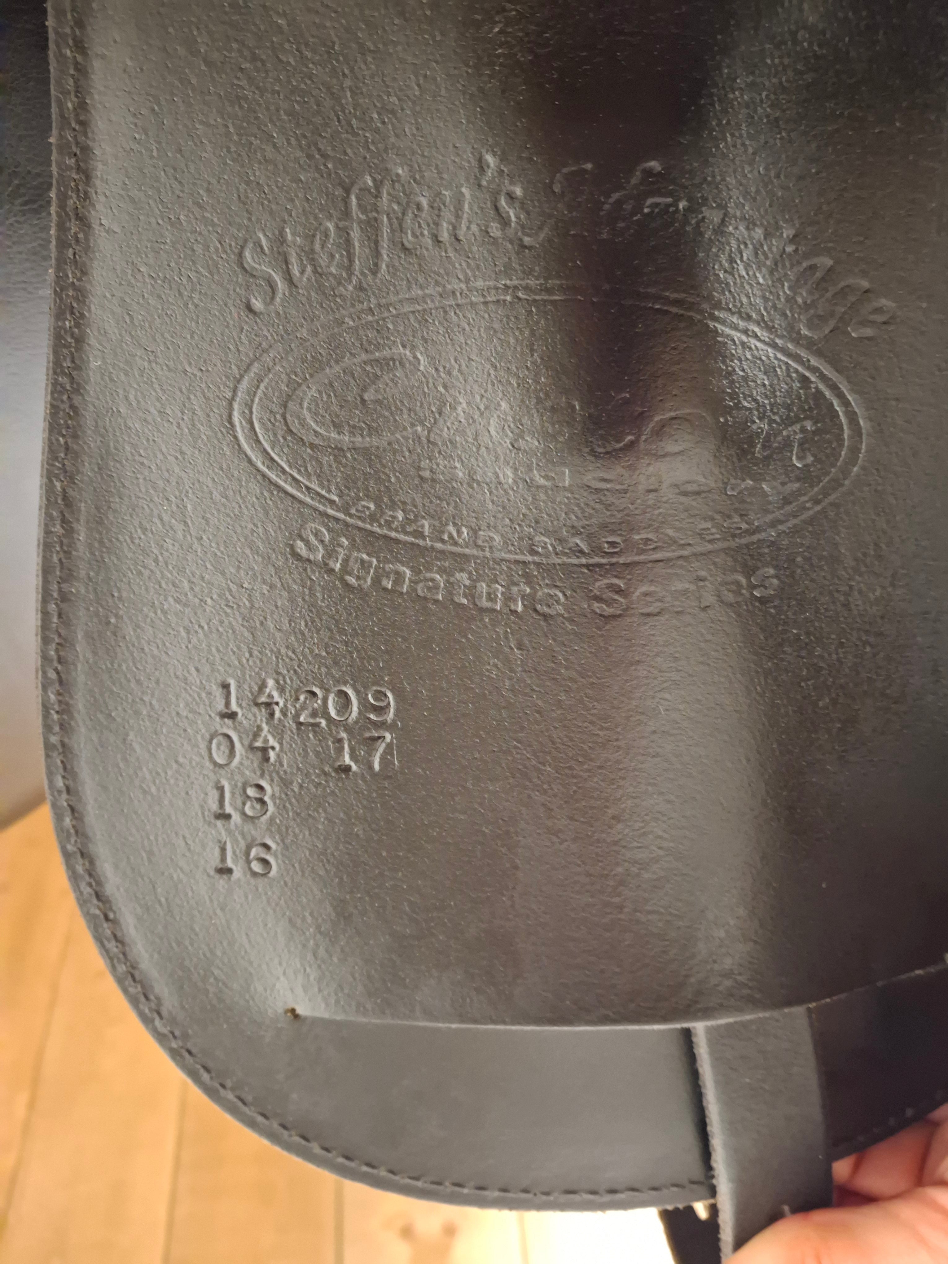 Used 18" Custom Steffen's Advantage Dressage Saddle