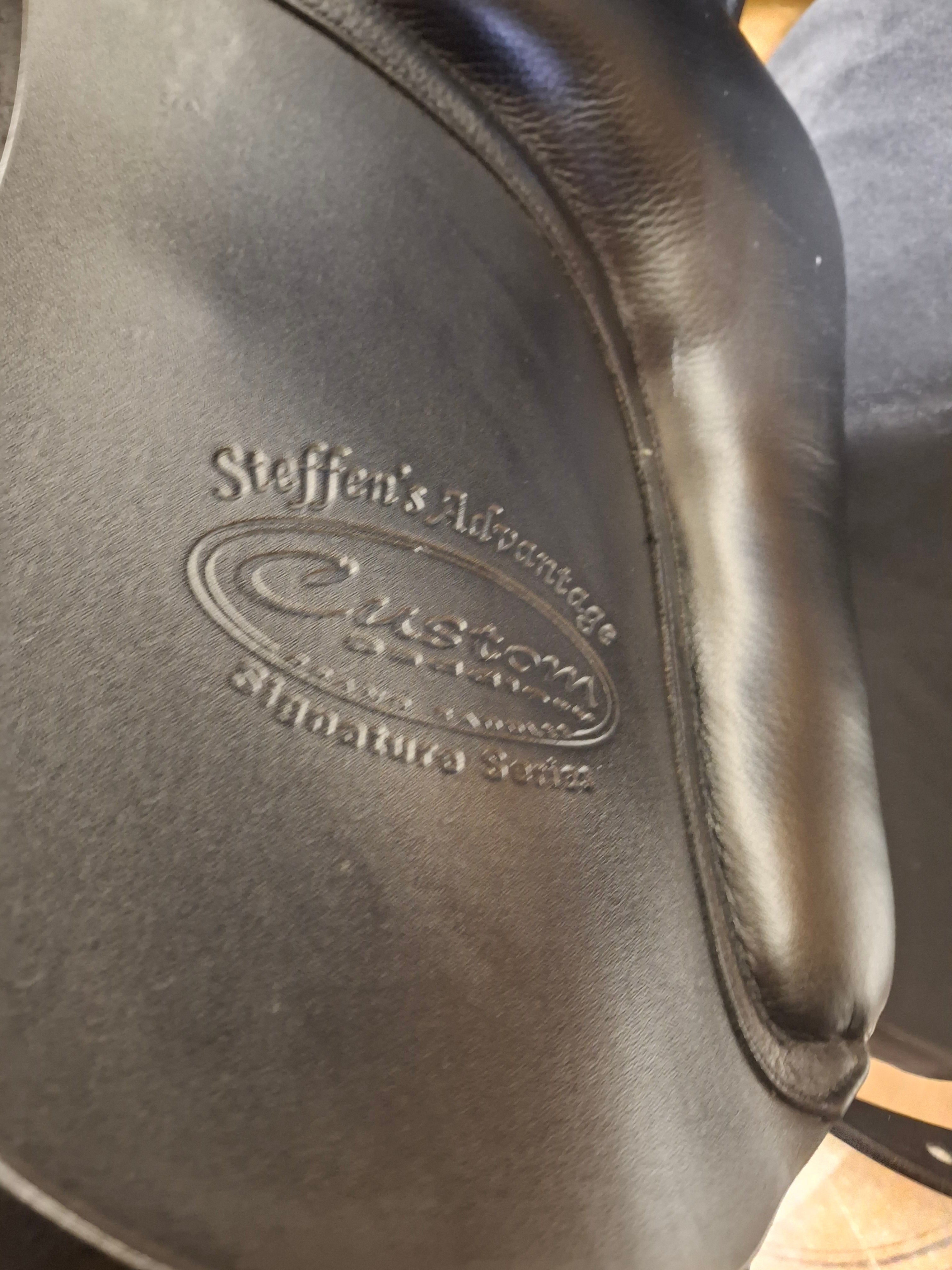 Used 17" Custom Steffen's Advantage Dressage Saddle