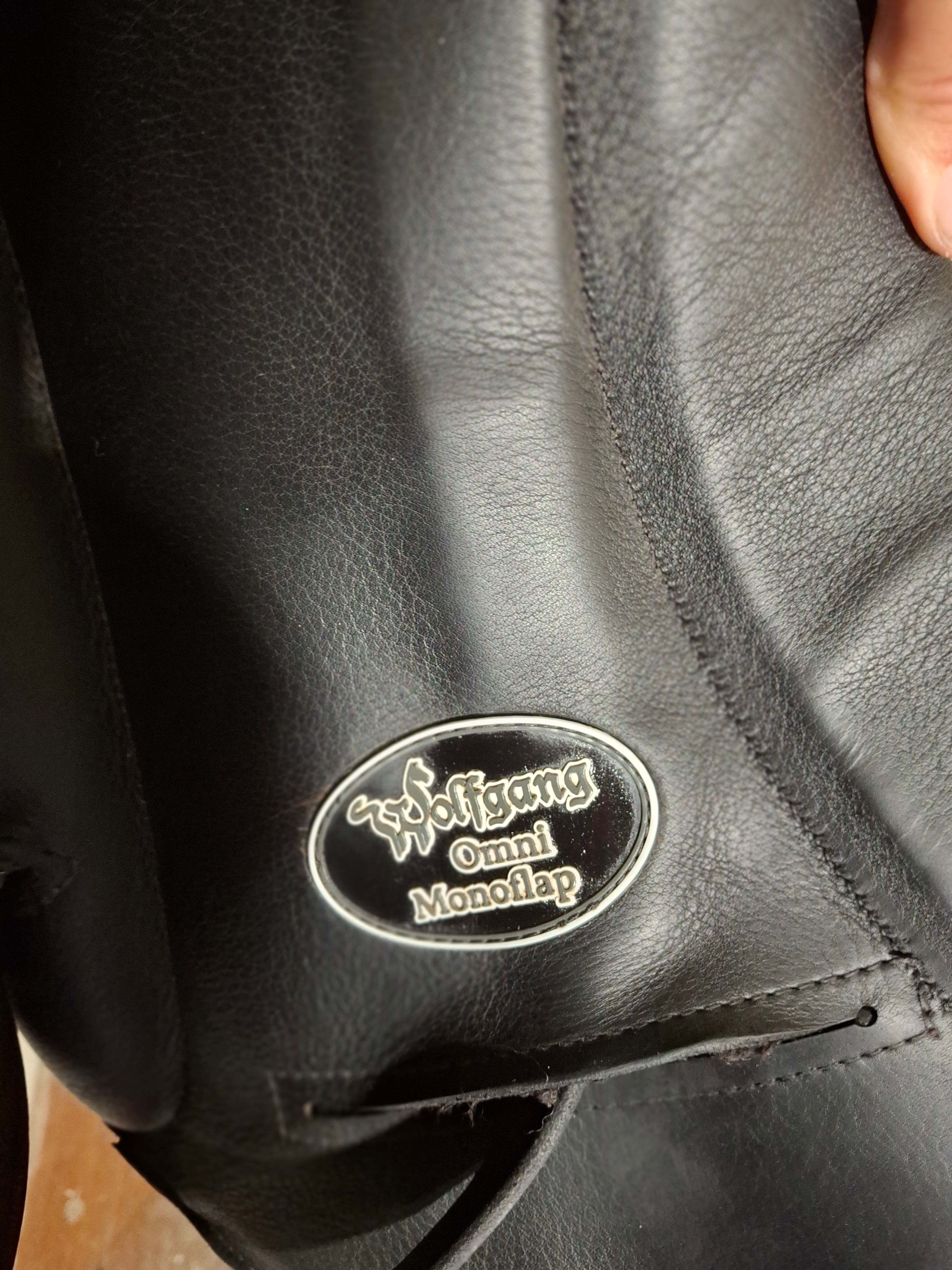 Used 17" Custom Wolfgang Omni Dressage Saddle