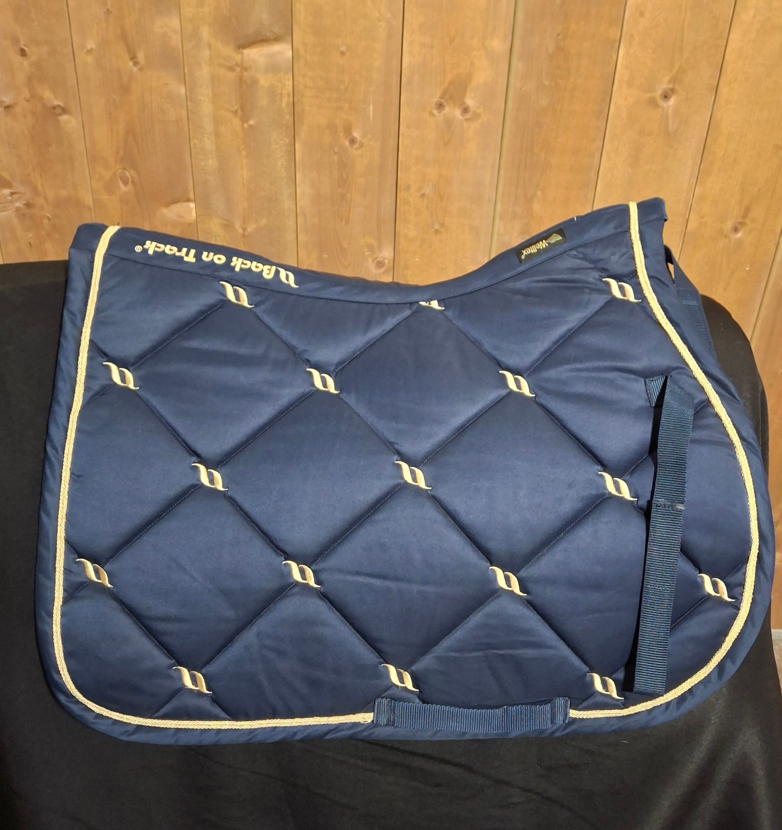 Used Back On Track Nights Collection Saddle Pad & Ear Bonnet Set