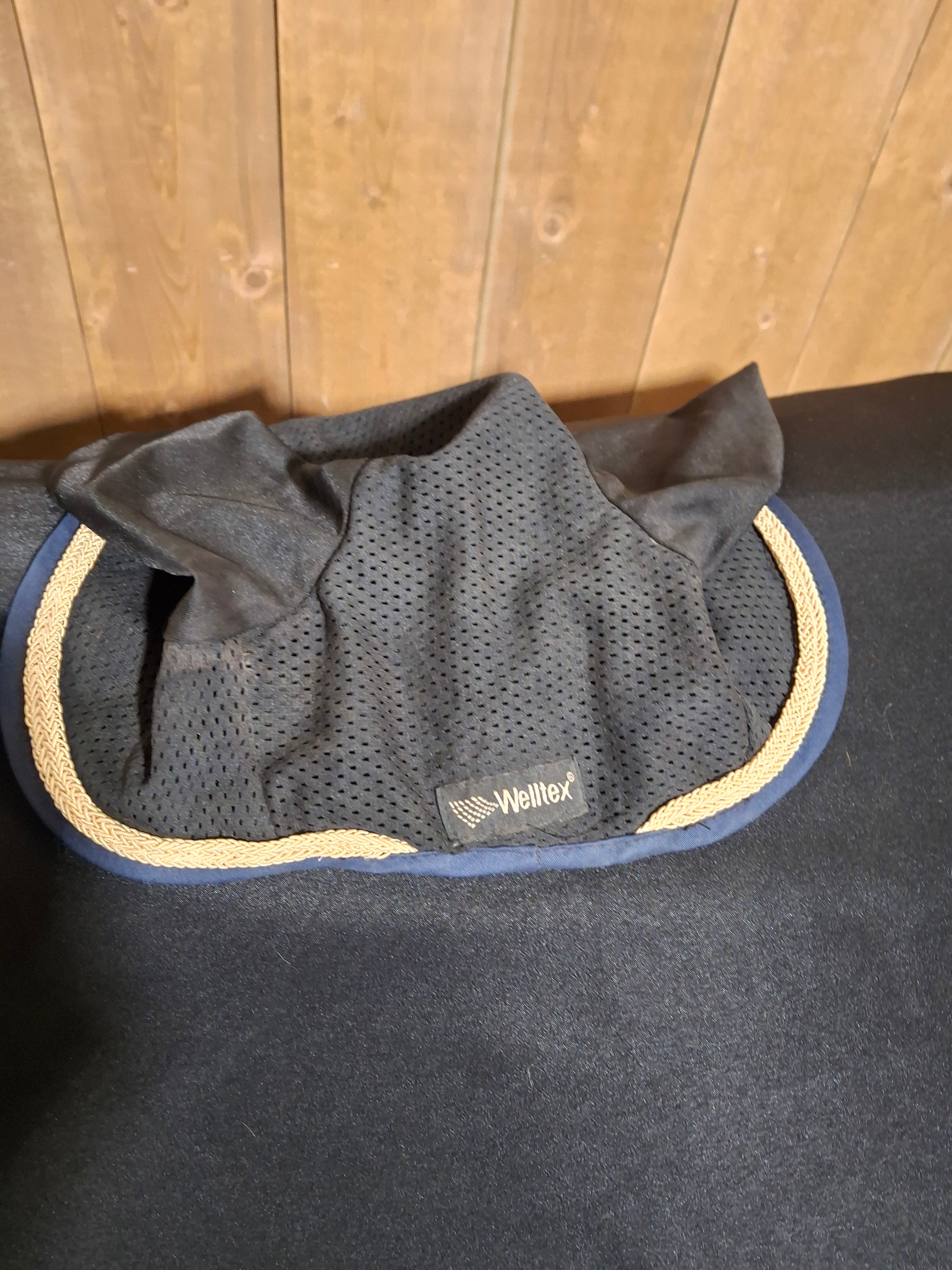 Used Back On Track Nights Collection Saddle Pad & Ear Bonnet Set