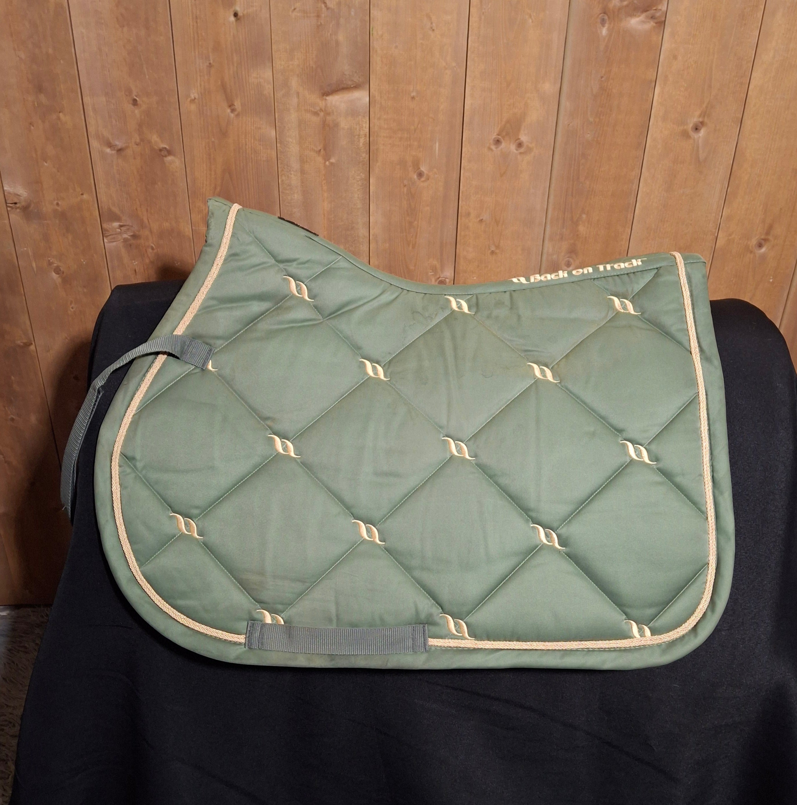Used Back on Track Nights Collection Saddle Pad & Ear Bonnet Set