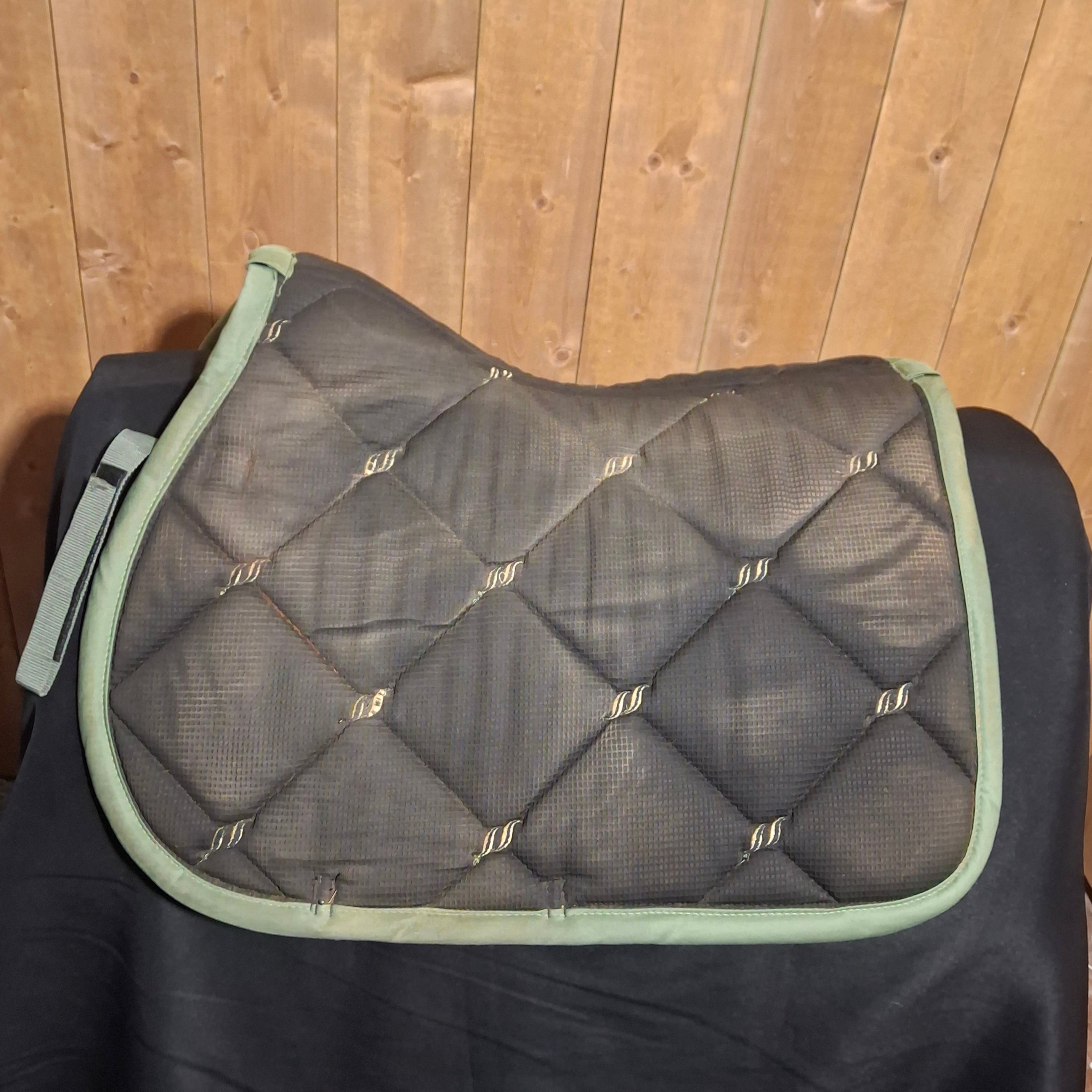 Used Back on Track Nights Collection Saddle Pad & Ear Bonnet Set