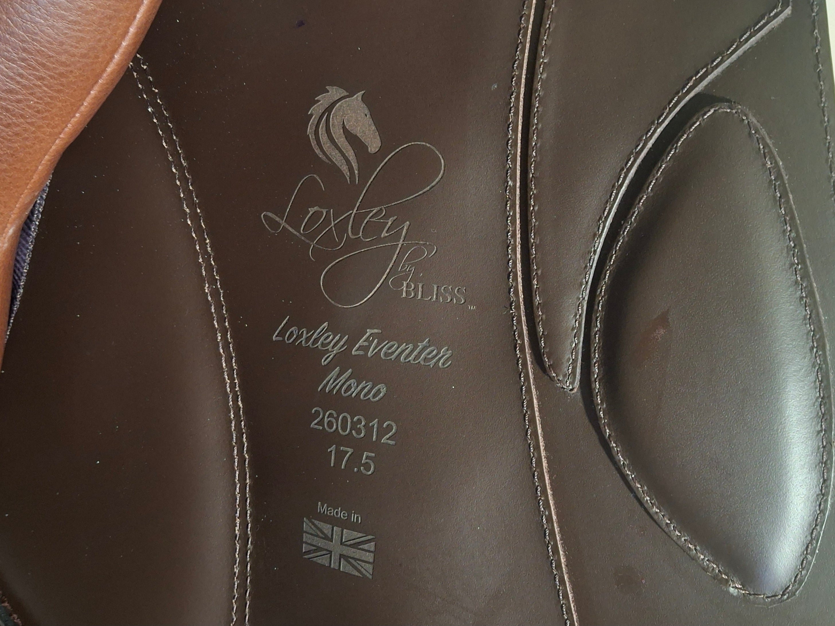 New 17.5" Loxley by Bliss Eventer Monoflap Jump Demo Saddle