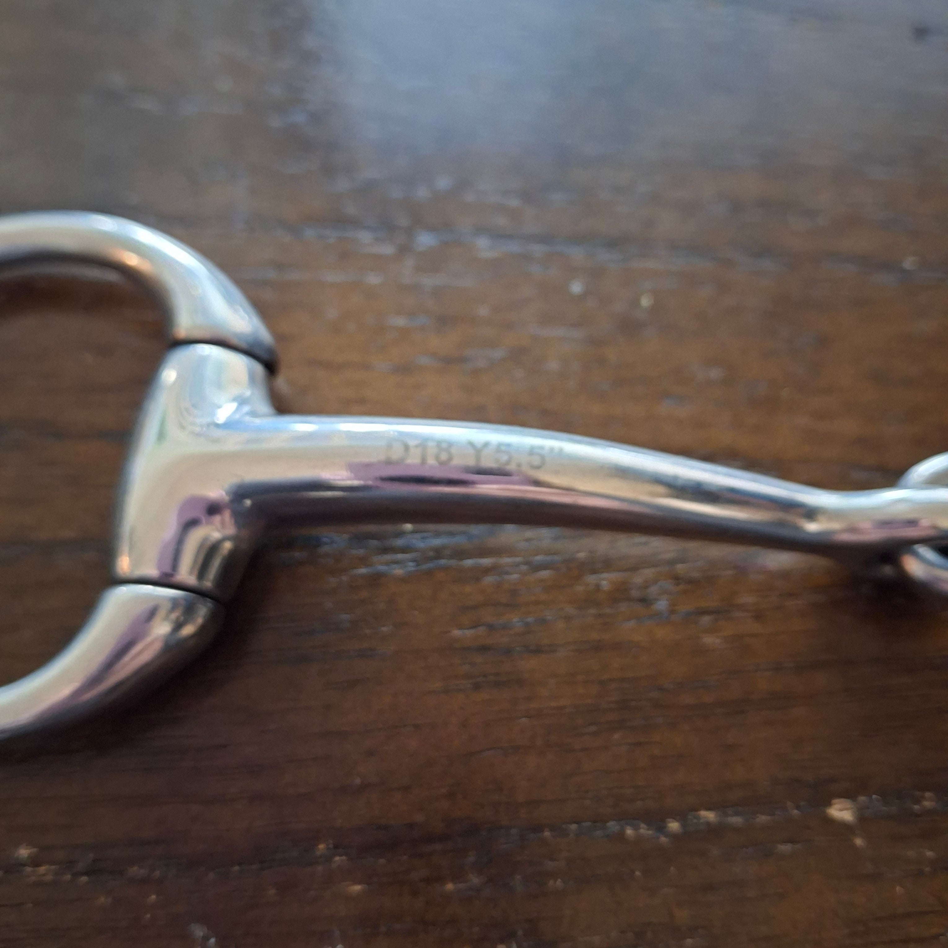 Used SS Eggbutt Bradoon Bit 5 1/2"