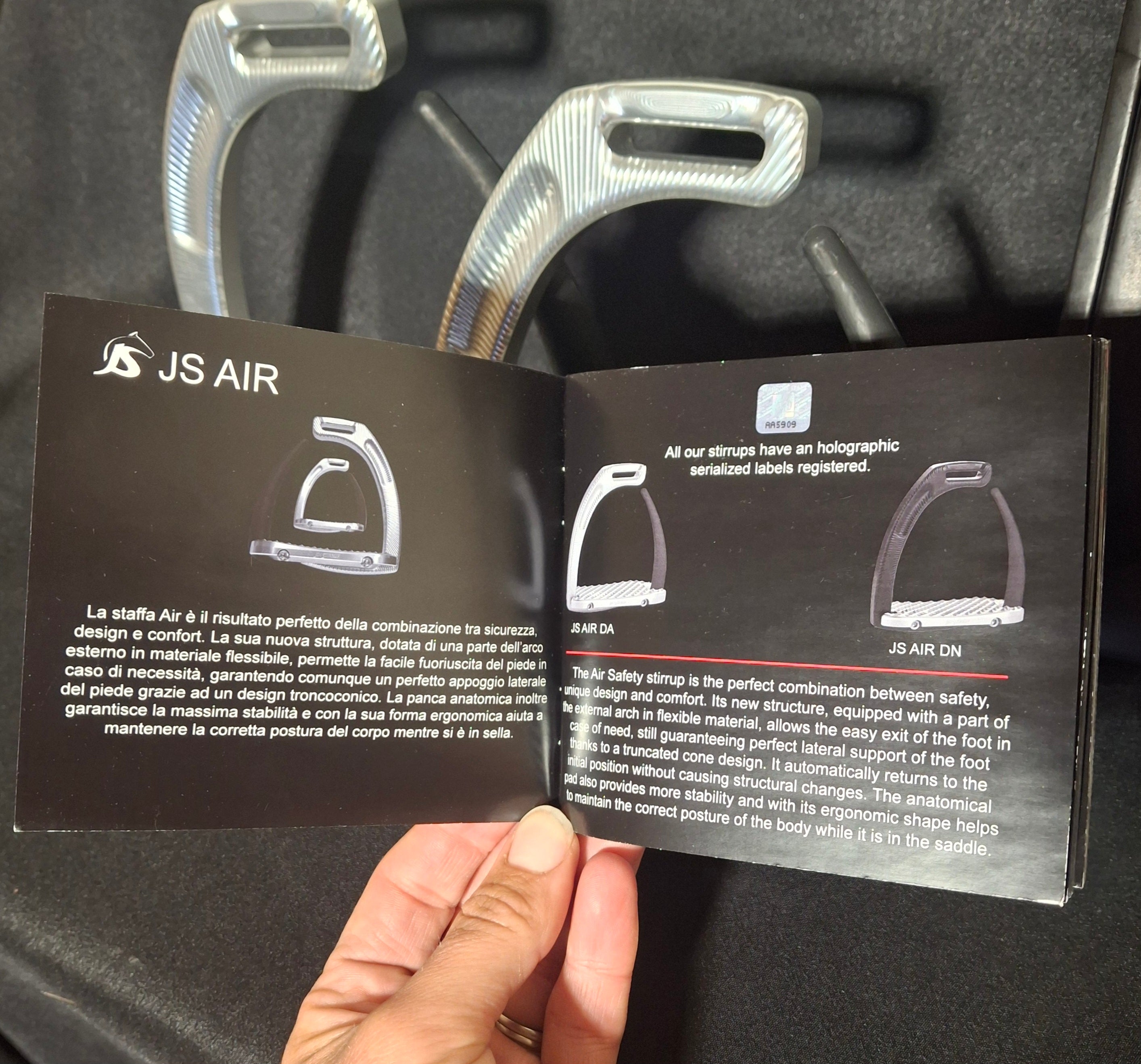 Used Jin JS Air Safety Stirrup