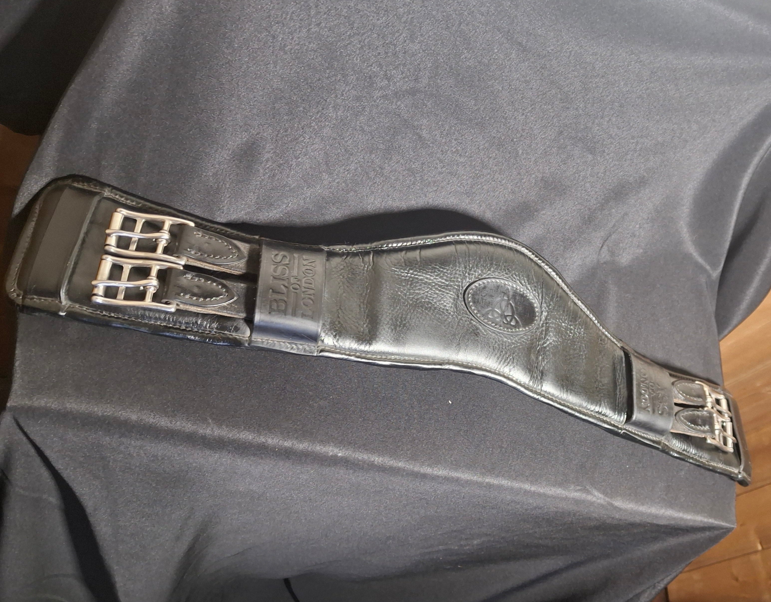 Used 24" Bliss of London Anatomical Soft Dressage Girth