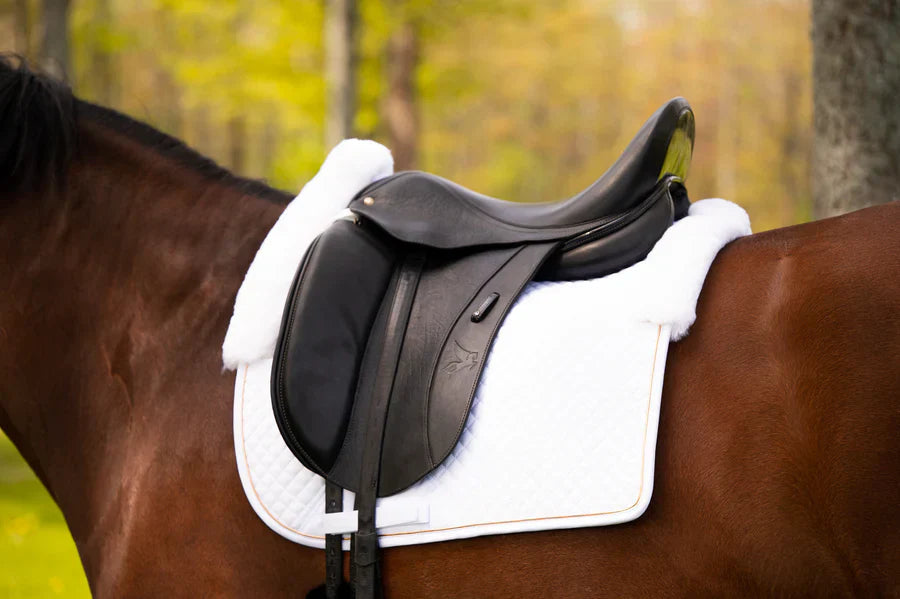 Leveza Sheepskin Dressage Pad - White