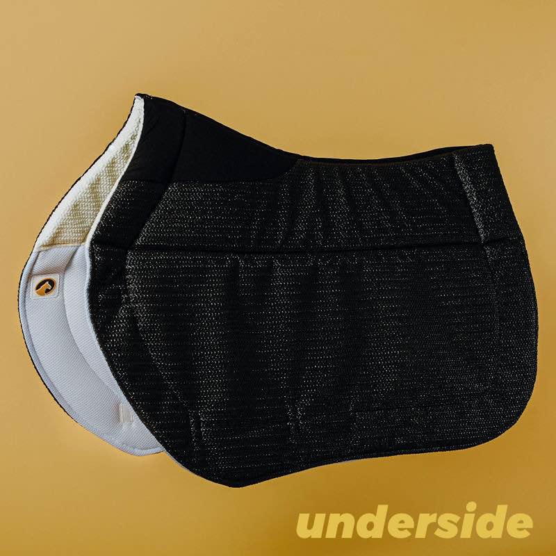 Ecogold Secure Jumper Saddle Pad - Black or Navy