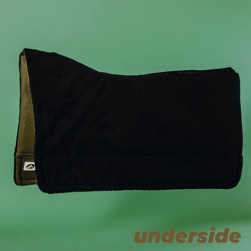 Ecogold Calmatech Western High Performance Saddle Pad - Burgundy
