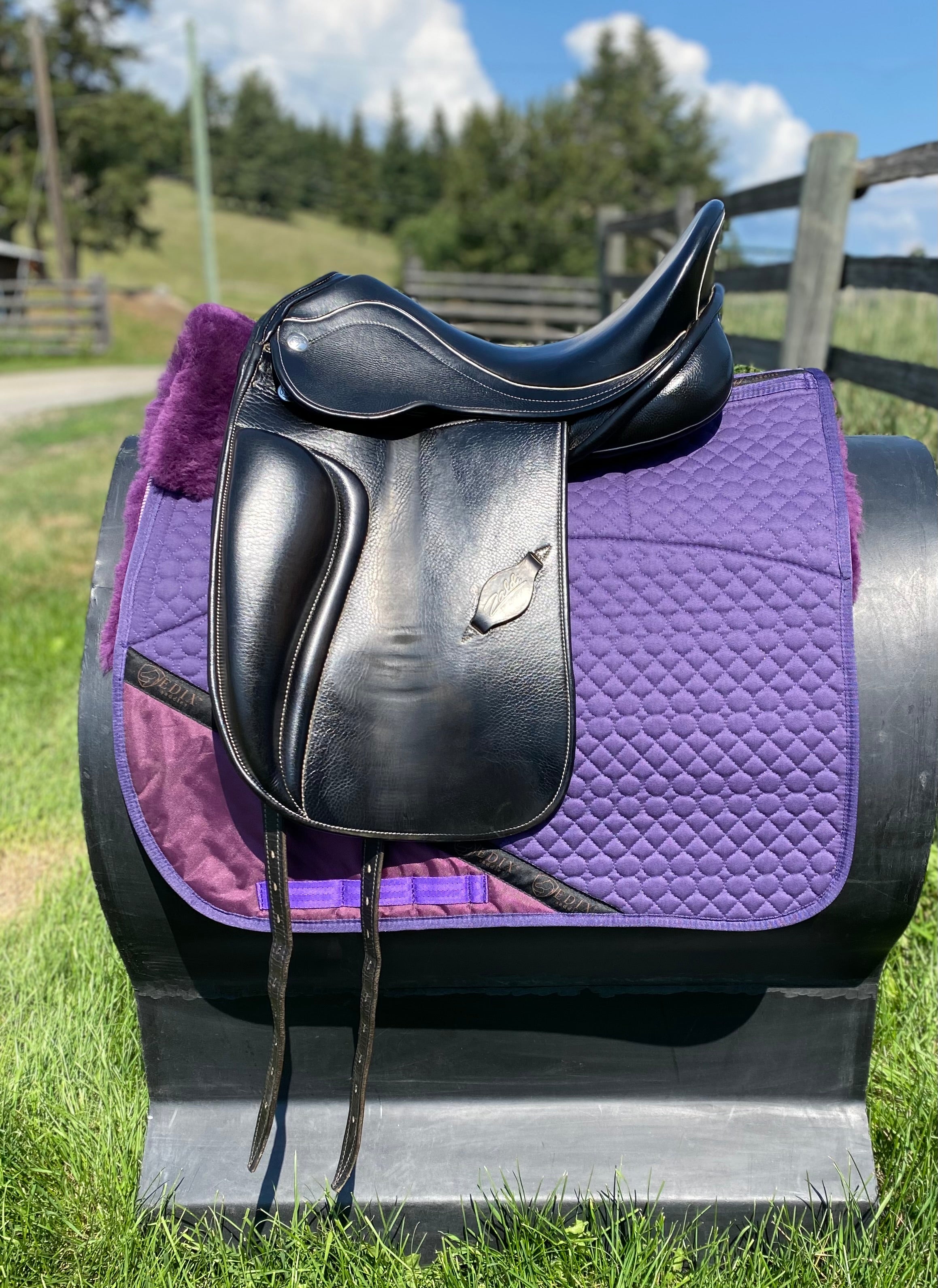 Used 17" Zaldi Platinum Dressage Saddle