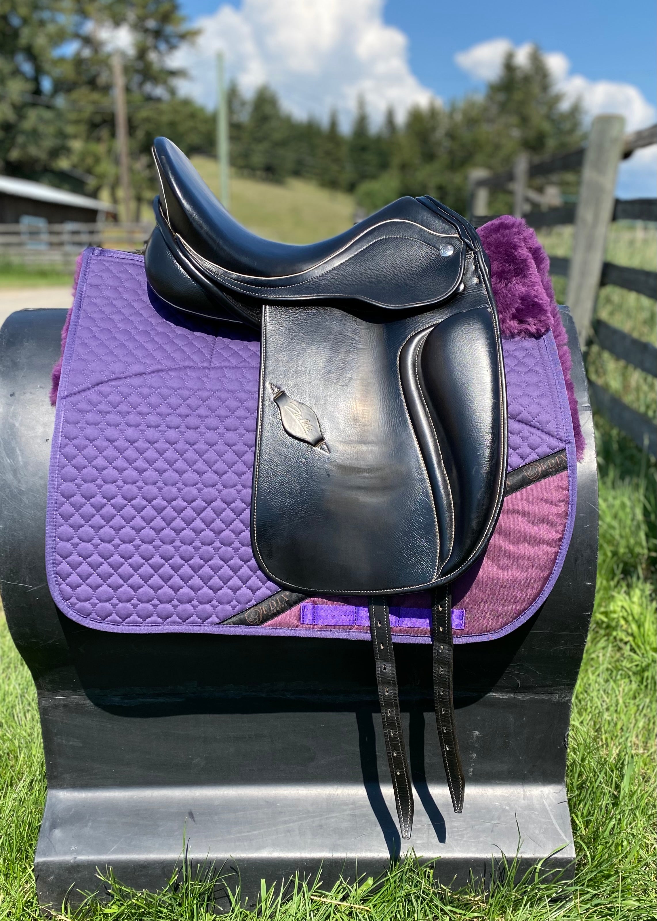 Used 17" Zaldi Platinum Dressage Saddle