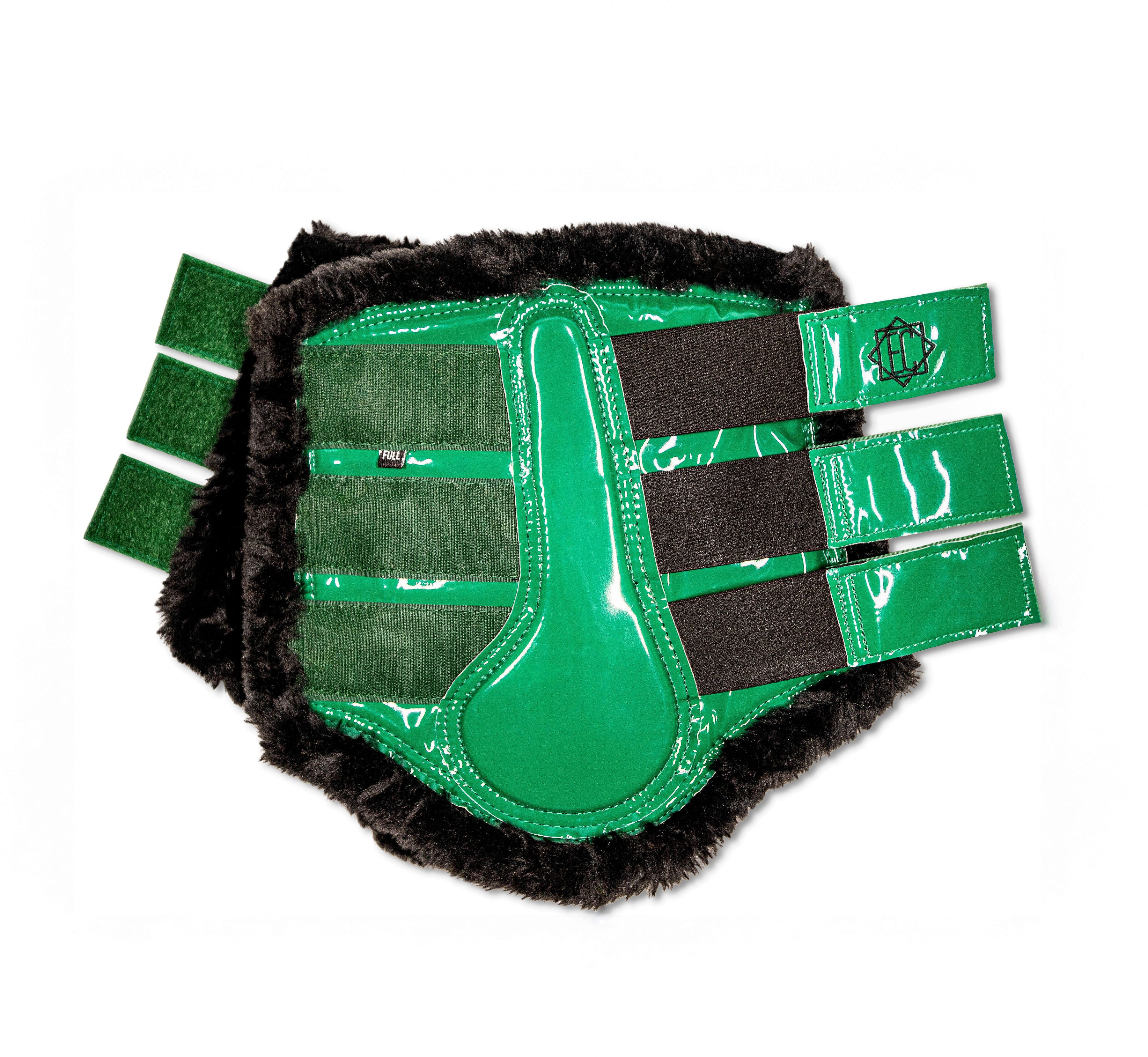 Emerald Green Brush Boots