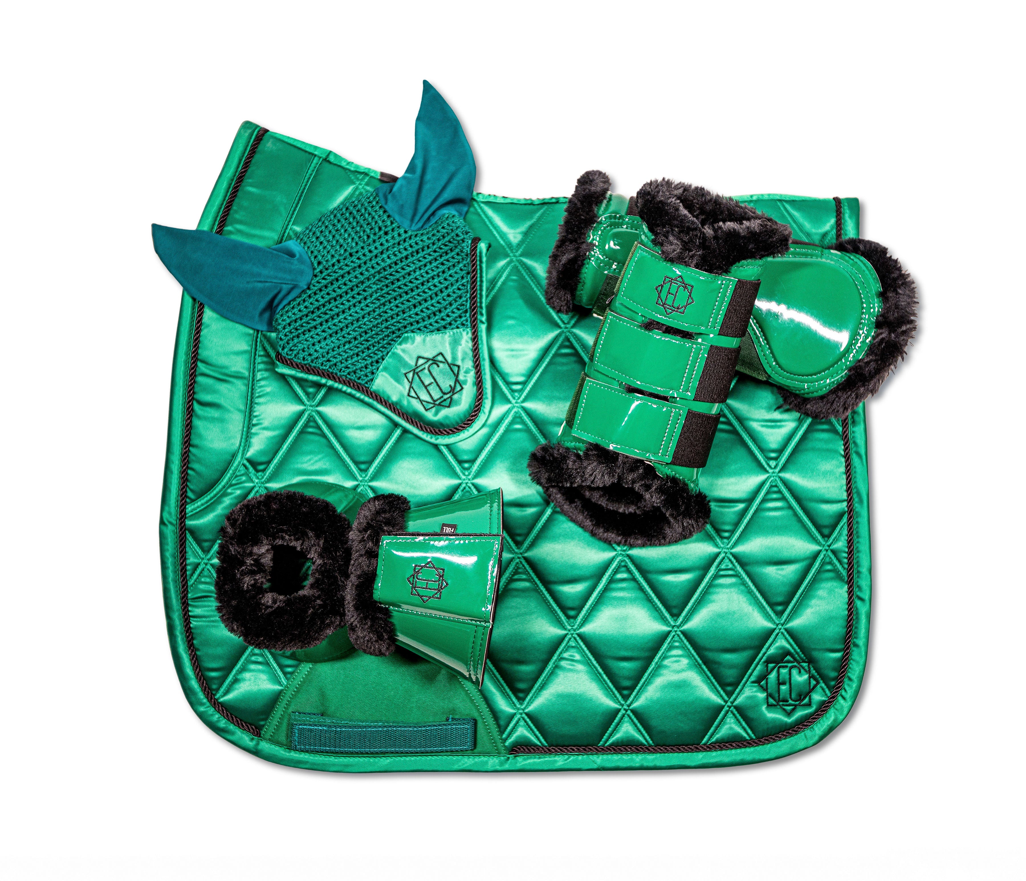 Emerald Green Bell Boots