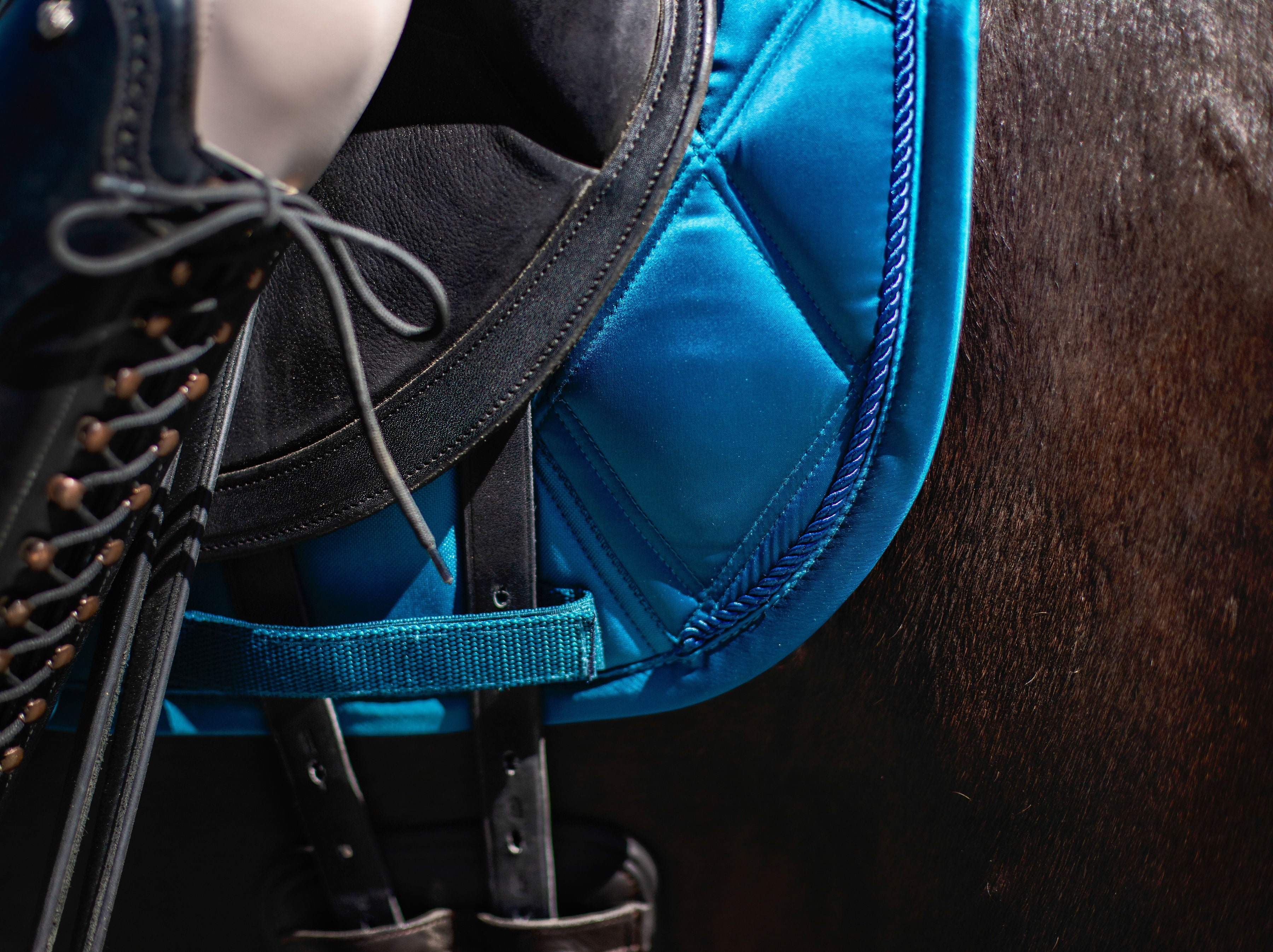 Summer Sapphire Dressage Saddle Pad