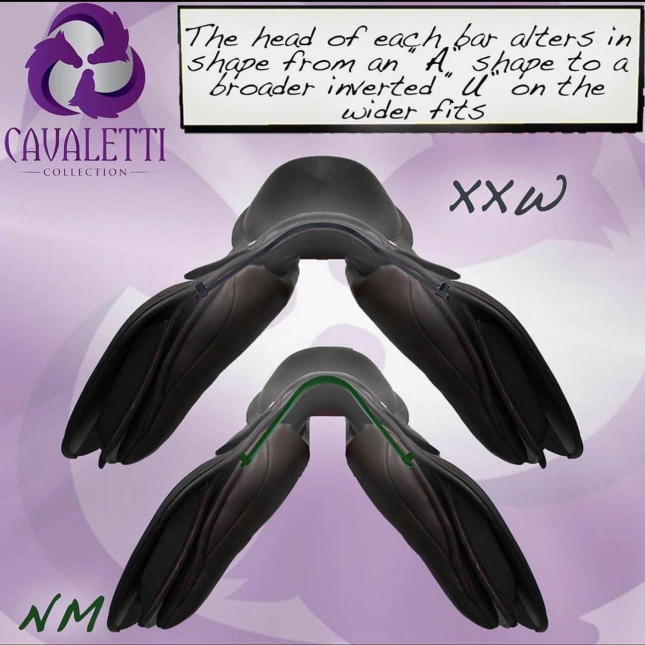 New Cavaletti Collection Monoflap Jump Saddle