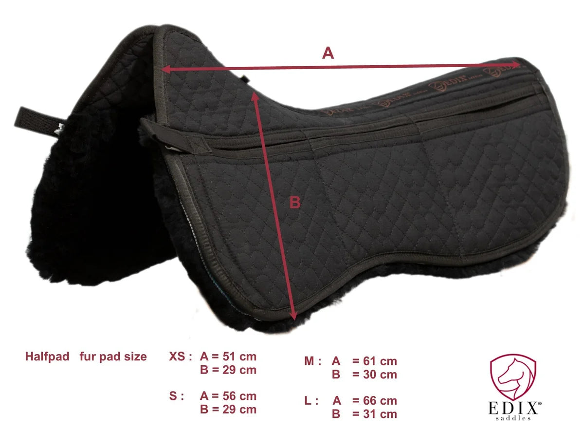 Edix Merino 8-Pocket Half Pad - Multiple Colour Options