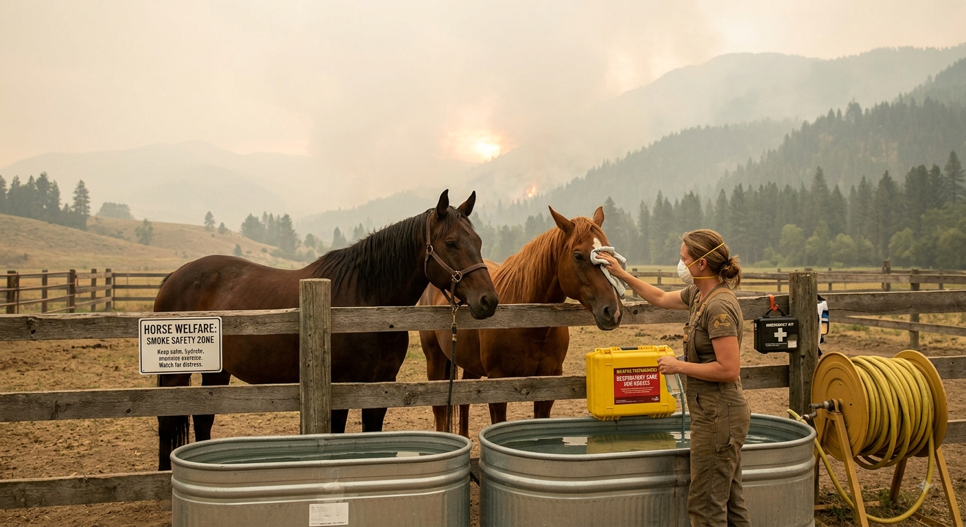 Navigating Wildfire Smoke: How to Keep Your Horse Safe When Air Quality Drops