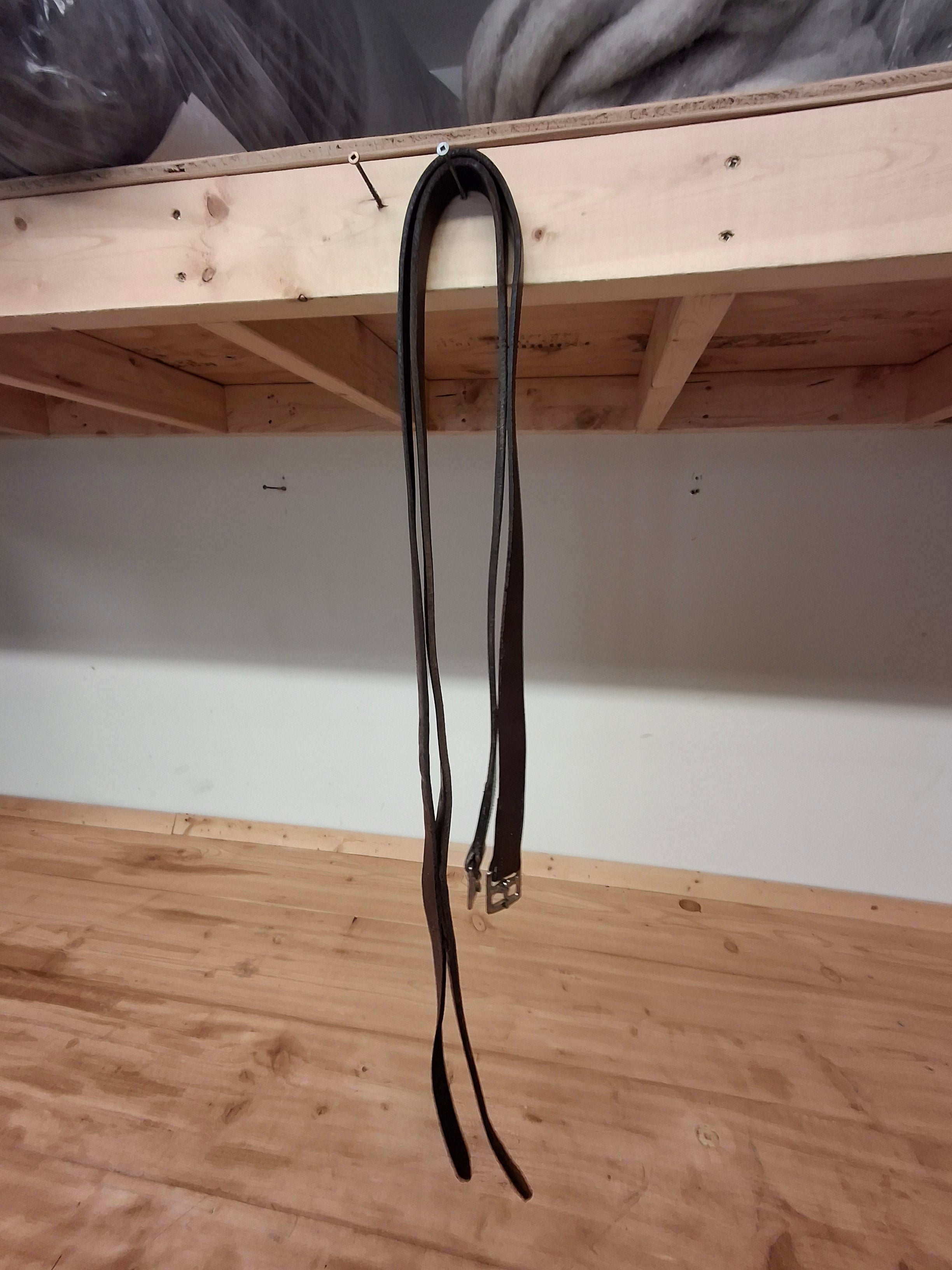 Used Brown Stirrup Leathers 54"