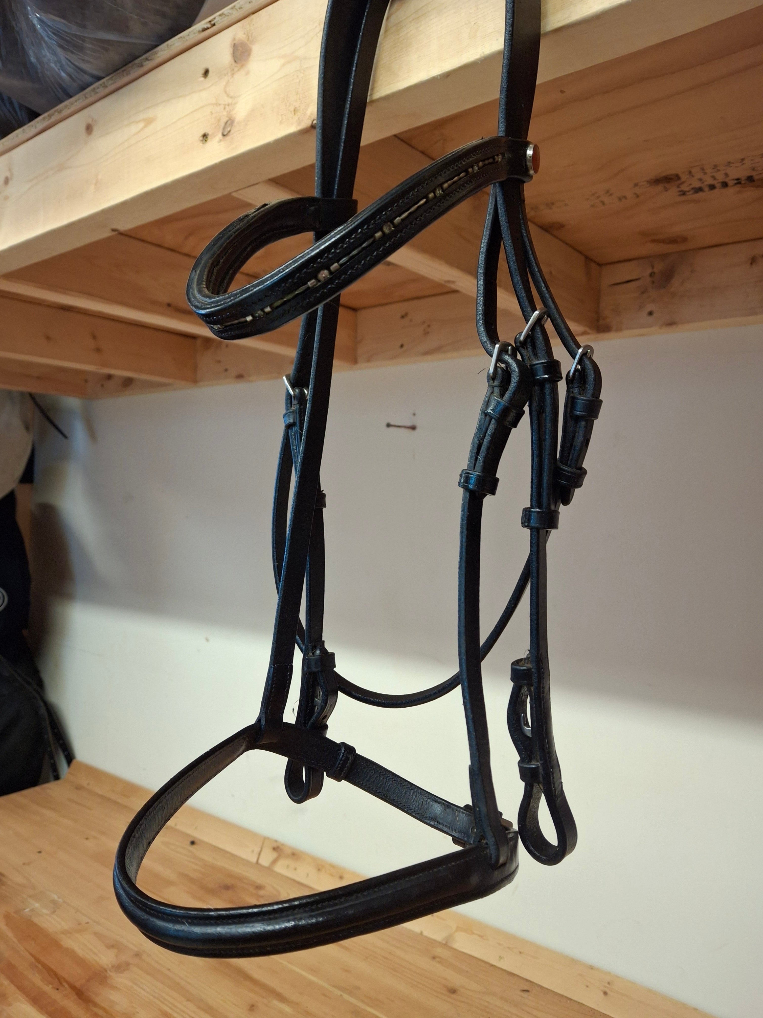 Used Kieffer Snaffle Bridle - Cob