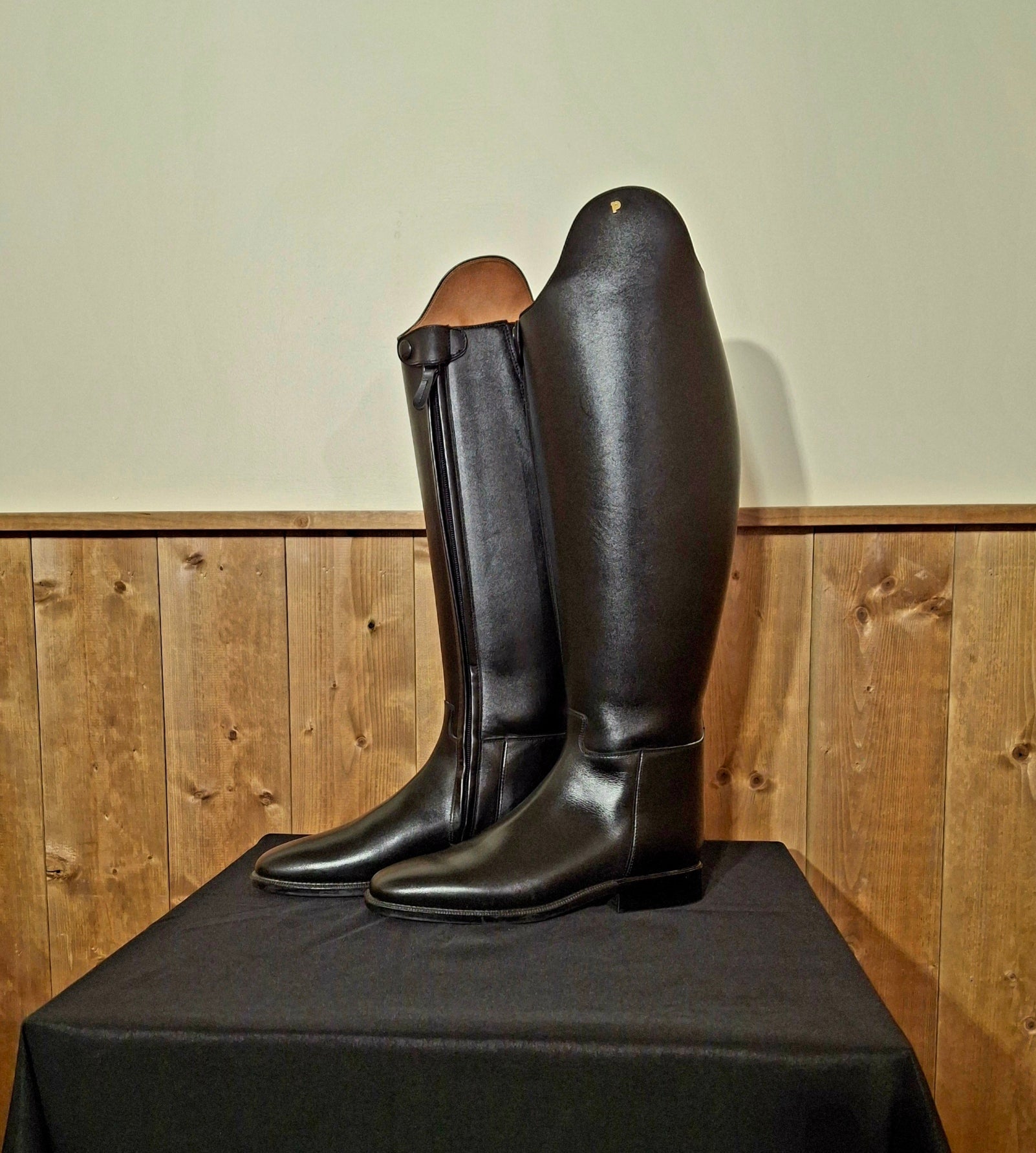 Almost New Used Wide Calf Petrie Dressage Boots