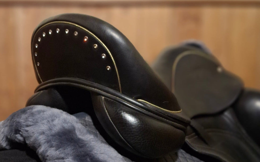 Used 17" Custom Wolfgang Omni Dressage Saddle