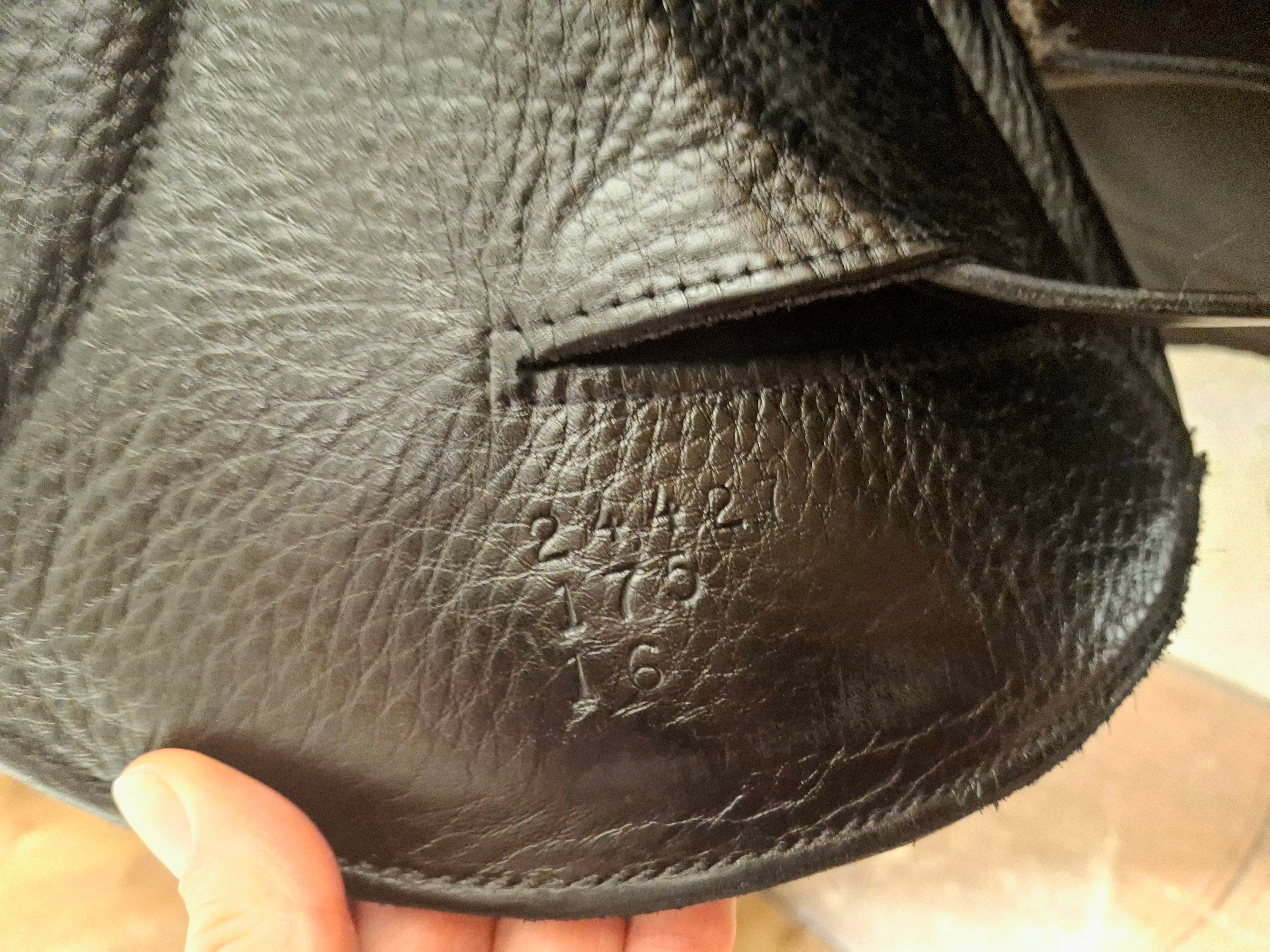 Used 17.5" Custom Icon Coda W Dressage Saddle
