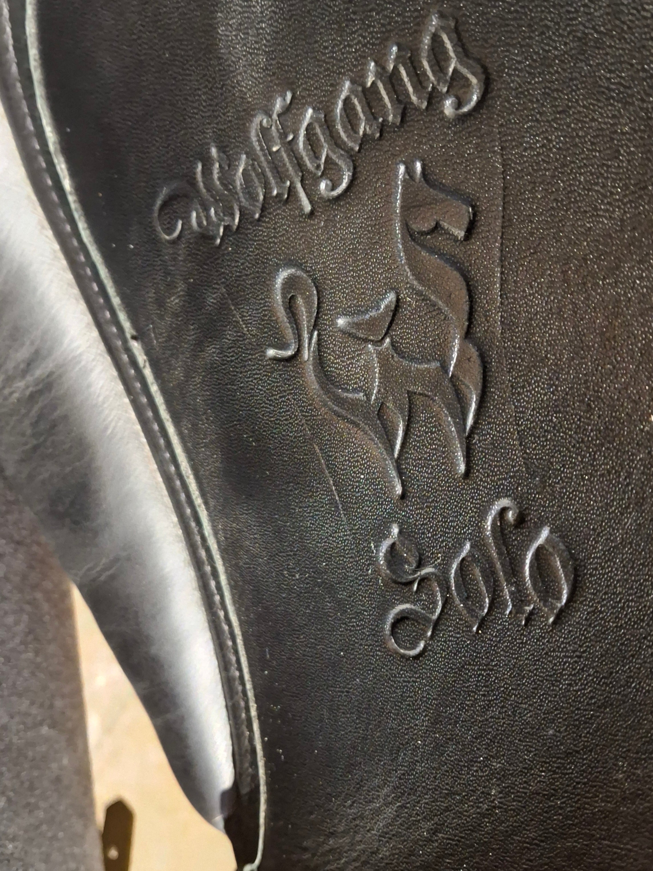 Used 16" Custom Wolfgang Solo Junior Dressage Saddle