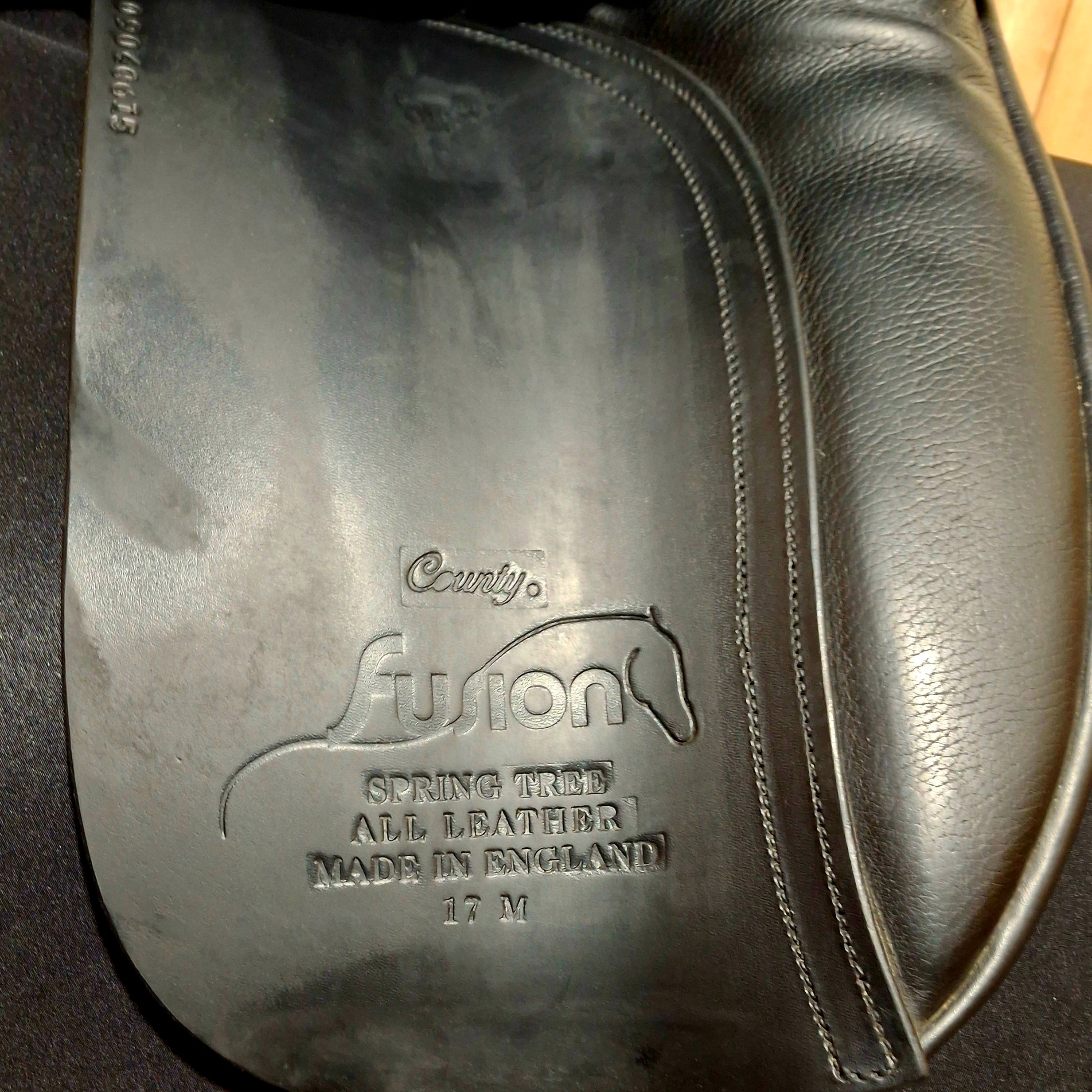 Used 17" County Fusion Dressage Saddle