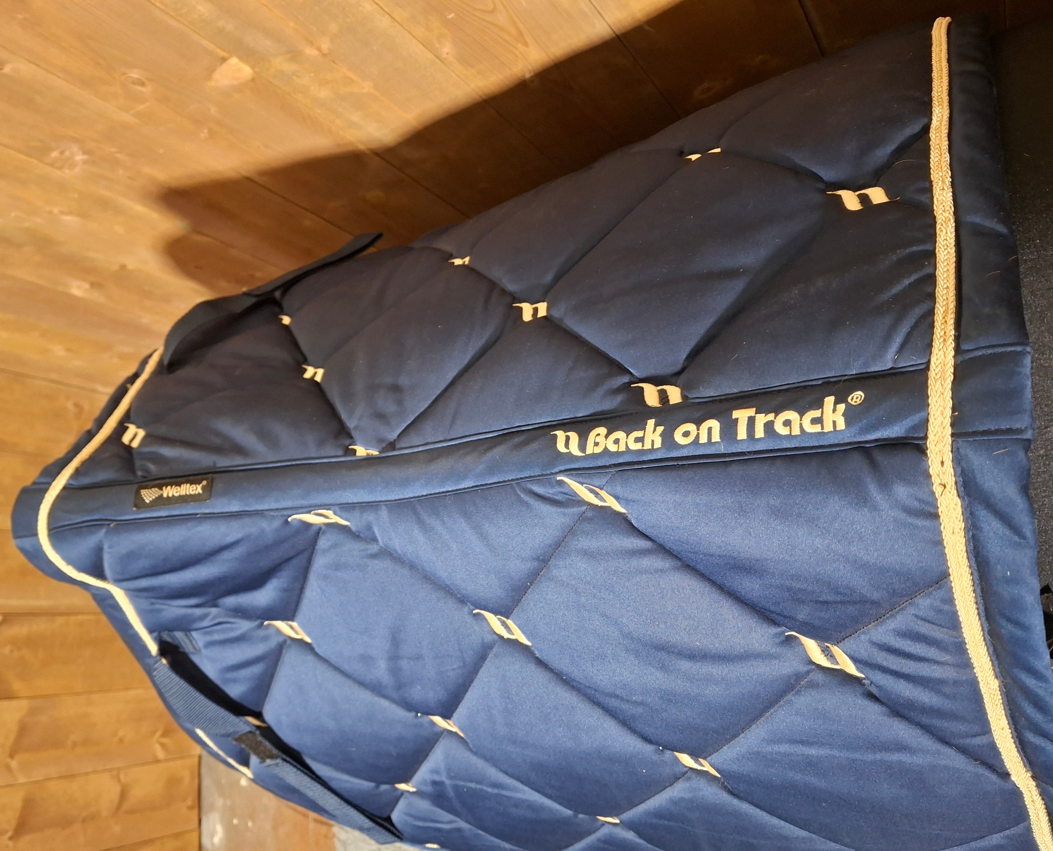 Used Back On Track Nights Collection Saddle Pad & Ear Bonnet Set