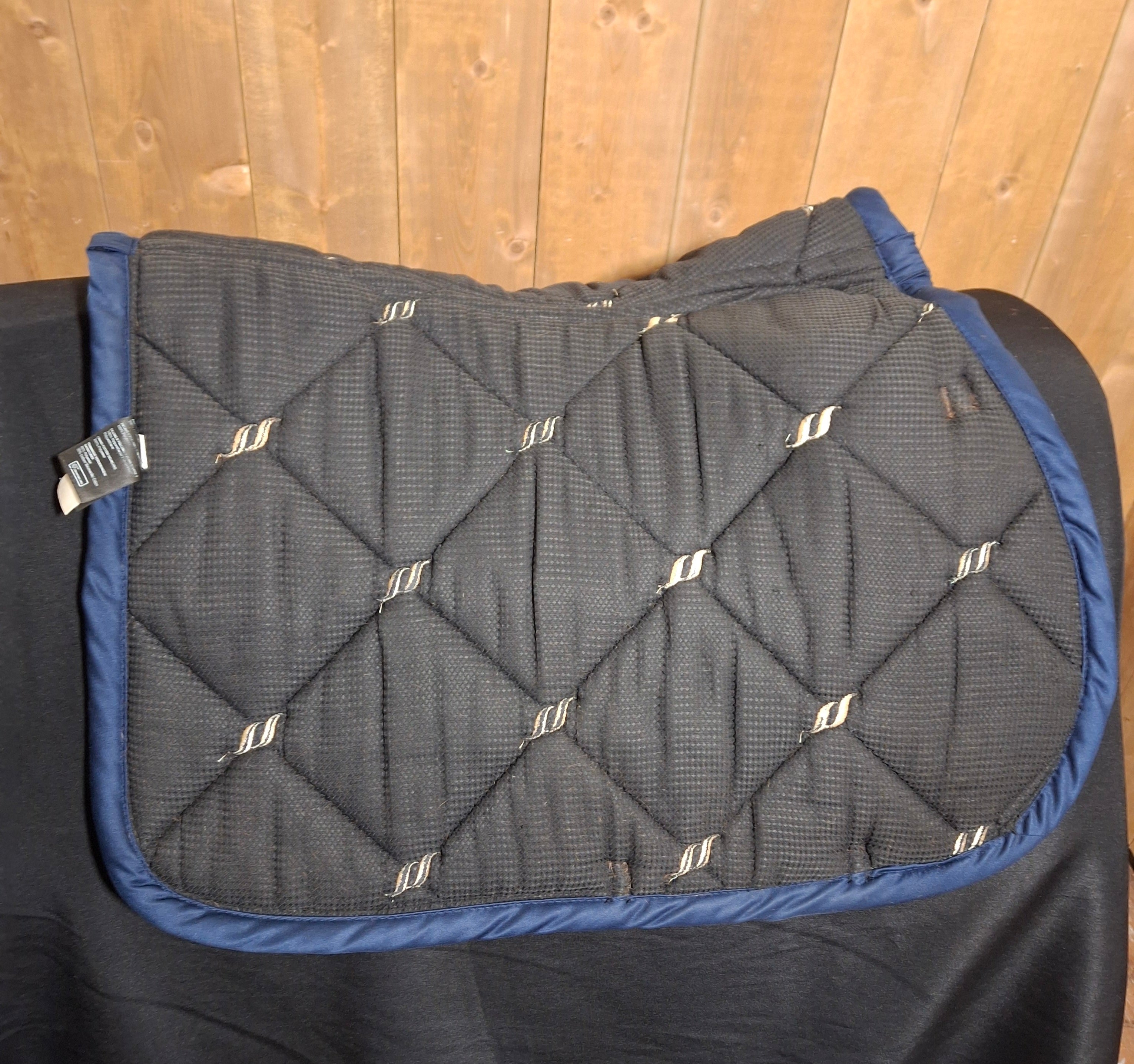 Used Back On Track Nights Collection Saddle Pad & Ear Bonnet Set