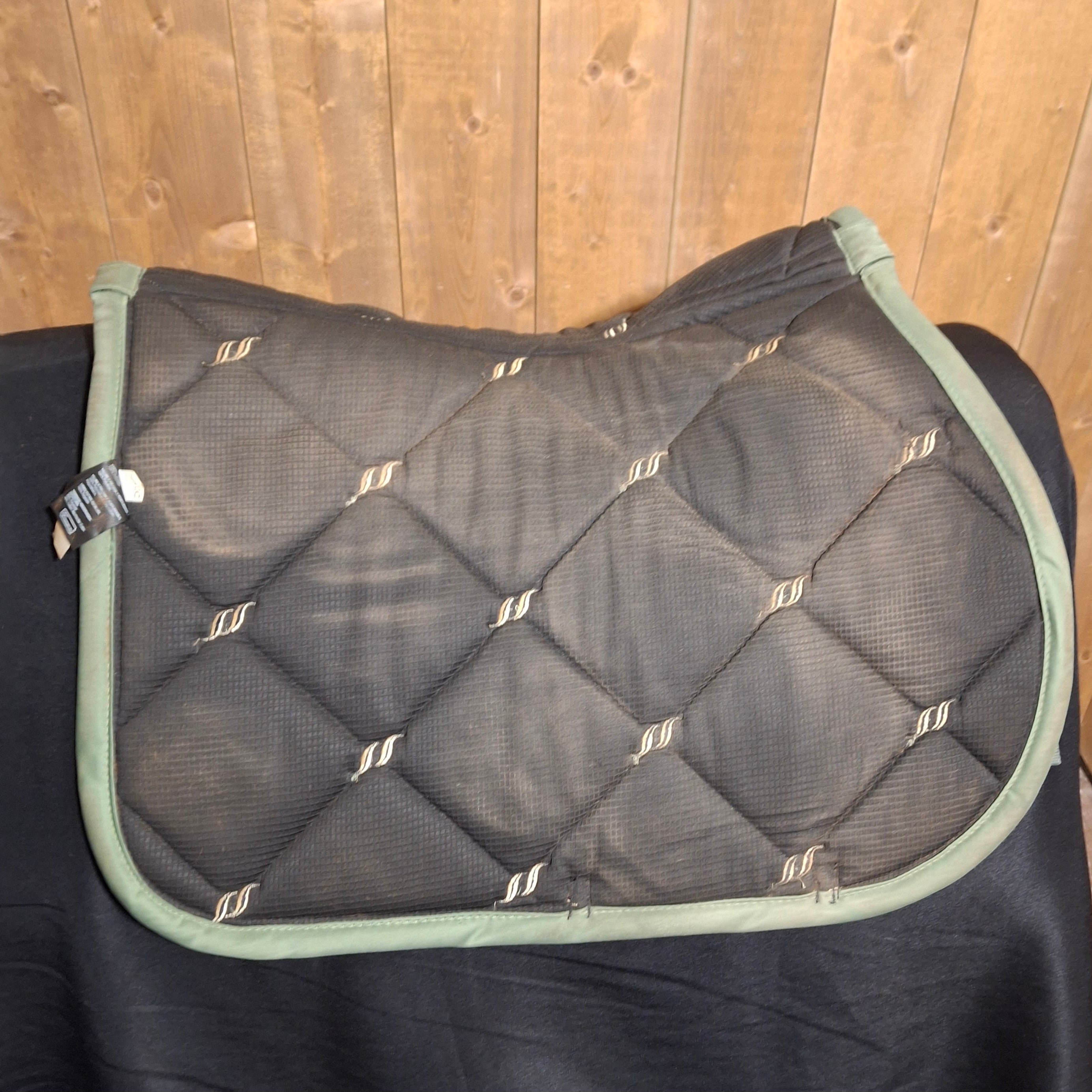 Used Back on Track Nights Collection Saddle Pad & Ear Bonnet Set