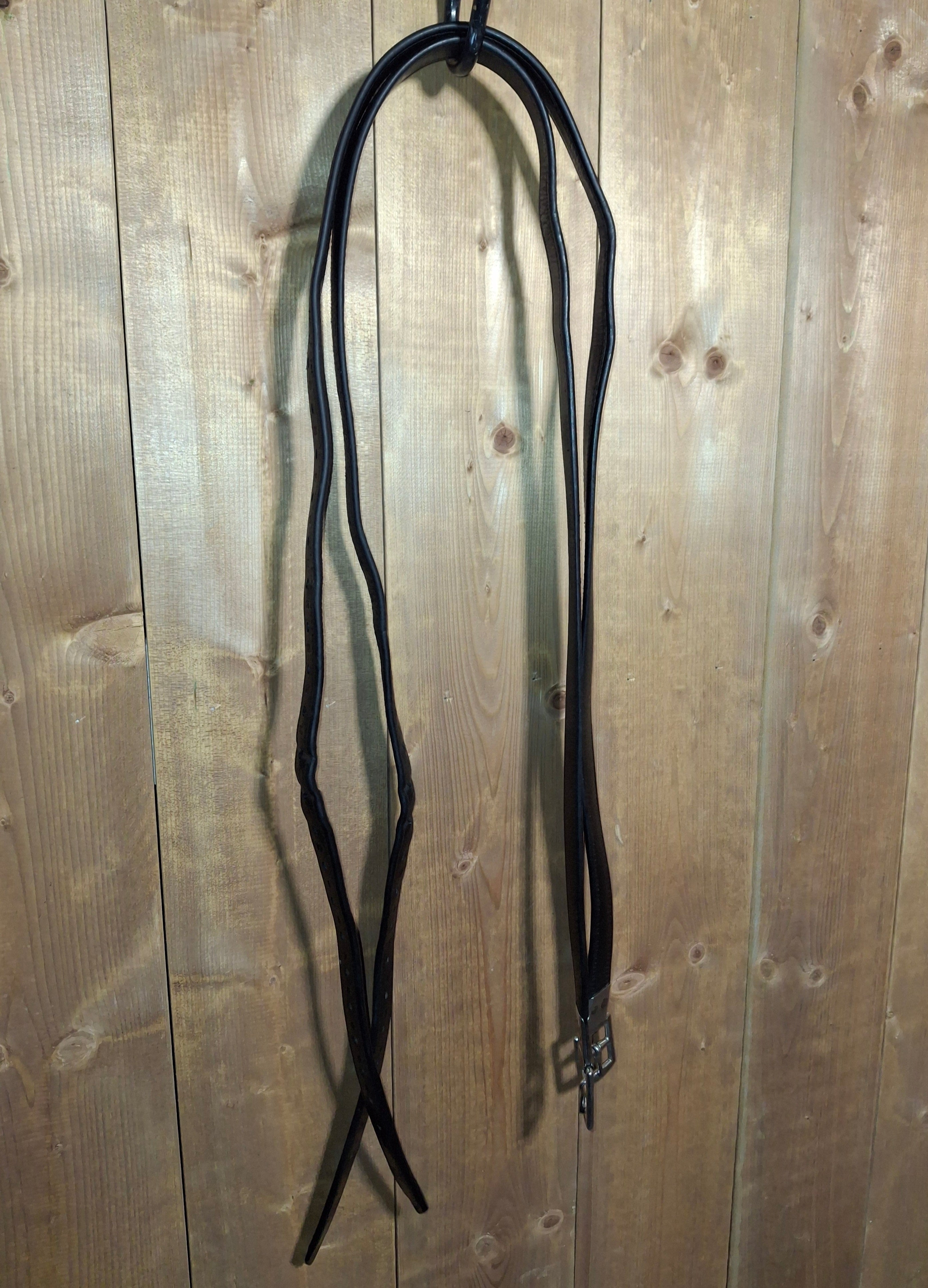 Used Bates Black English Leathers 58"