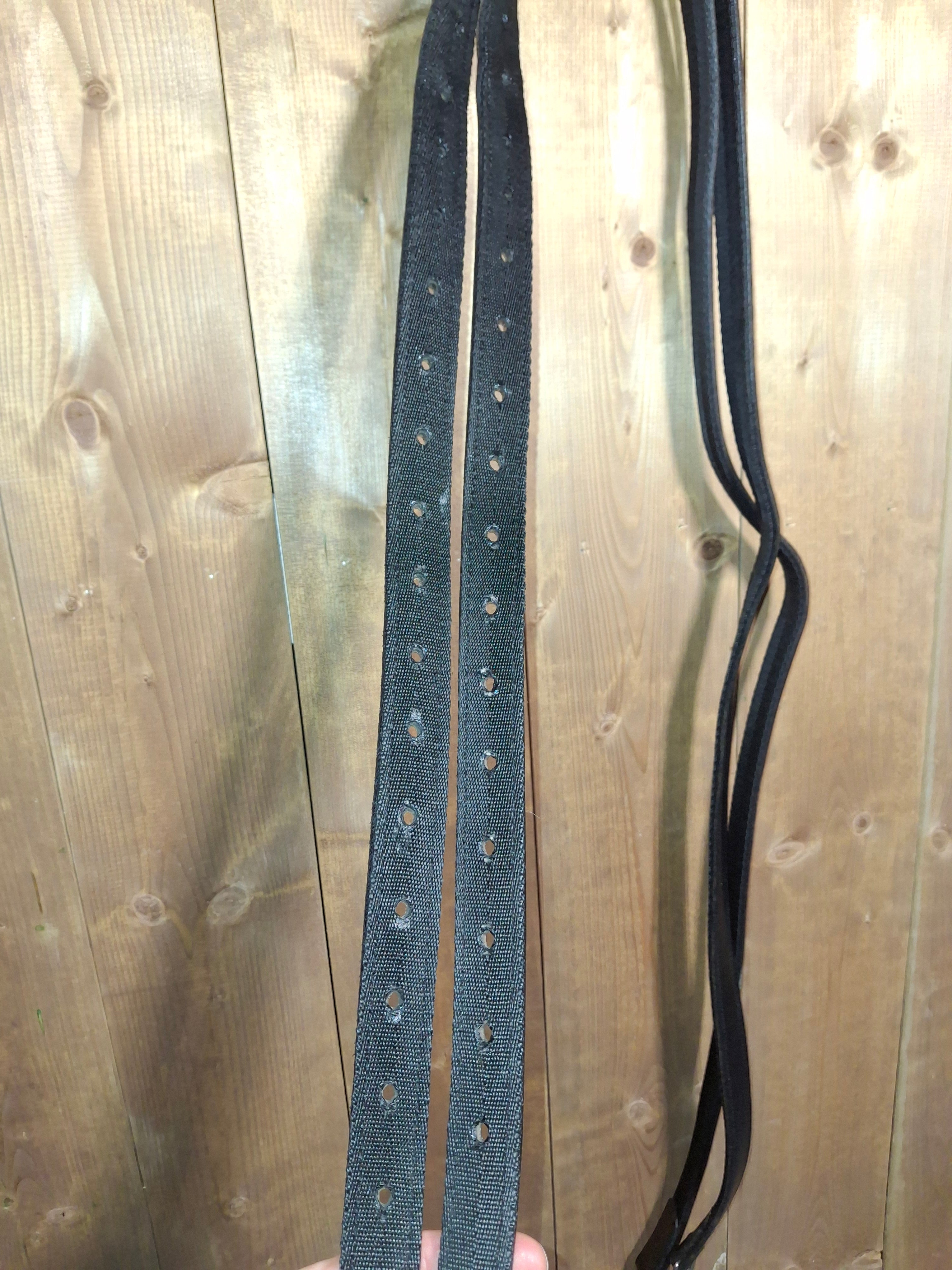 Used Black 63" Stirrup Leathers