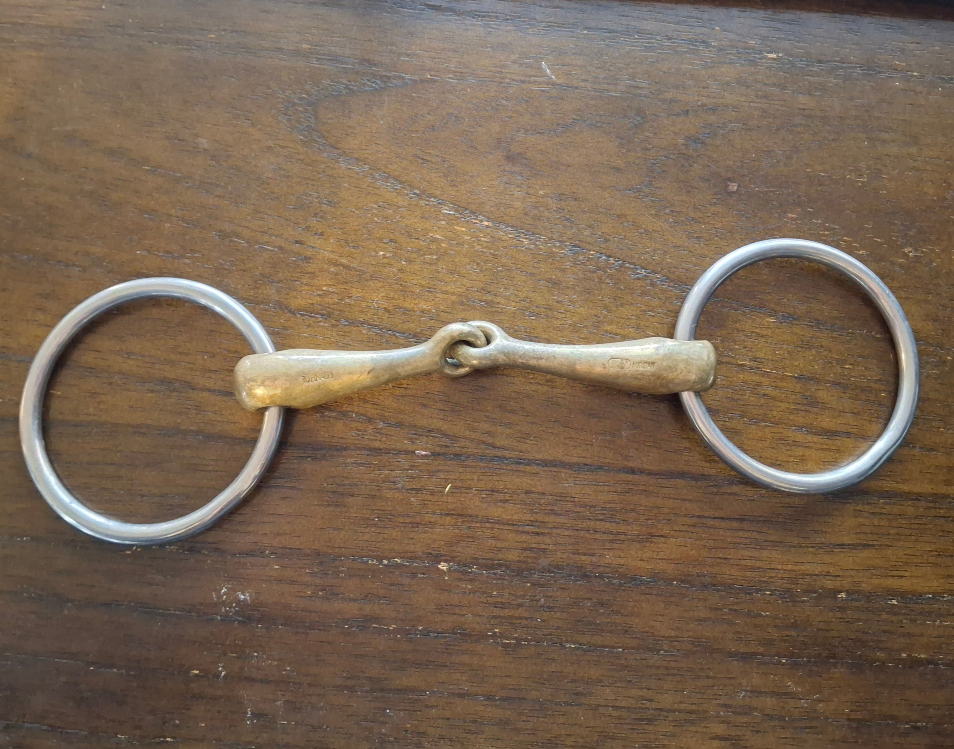 Used Herm Sprenger Loose Ring Snaffle Bit 5"