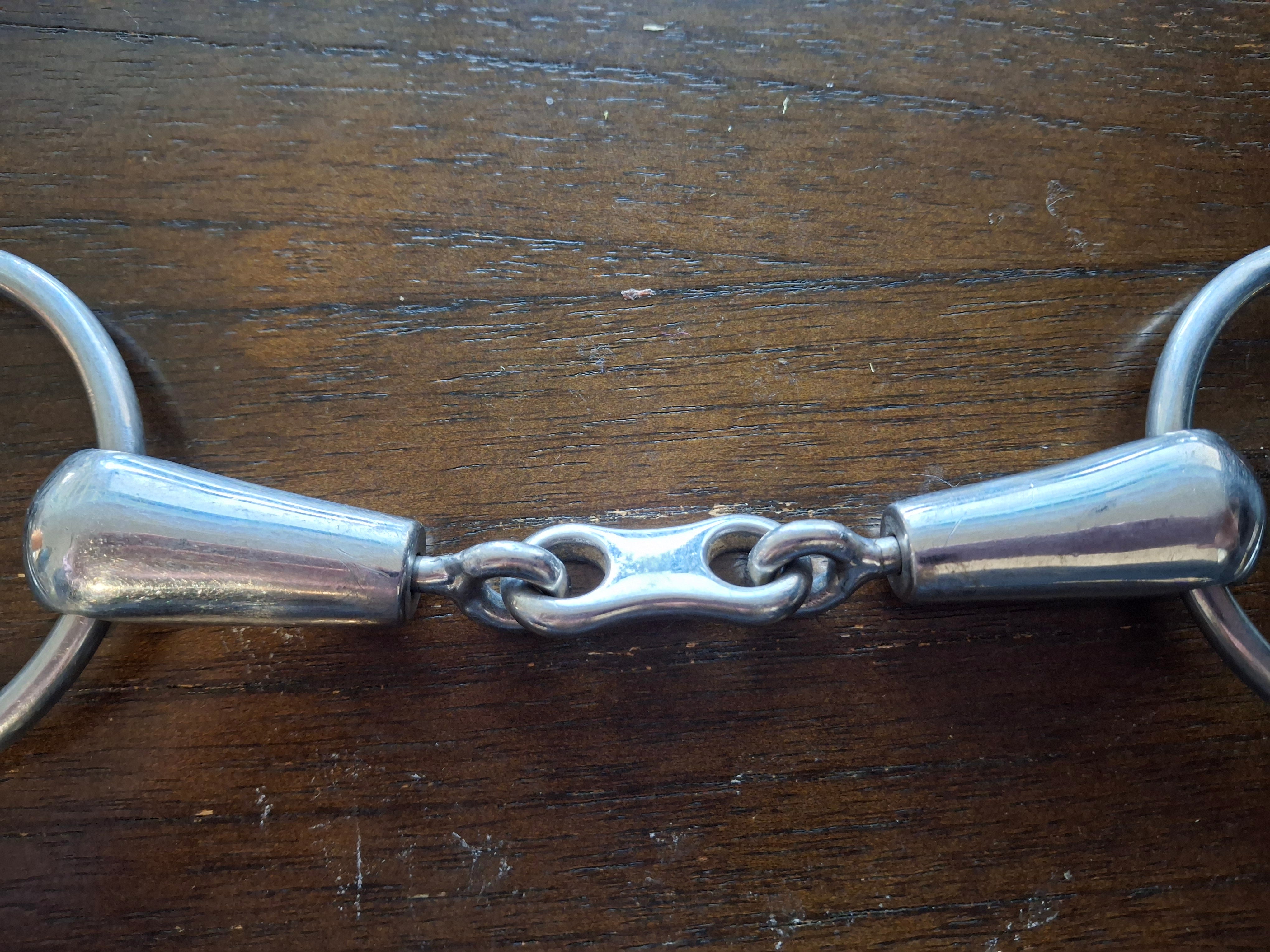 Used Robart Pincless French Link Loose Ring Bit 5.5"