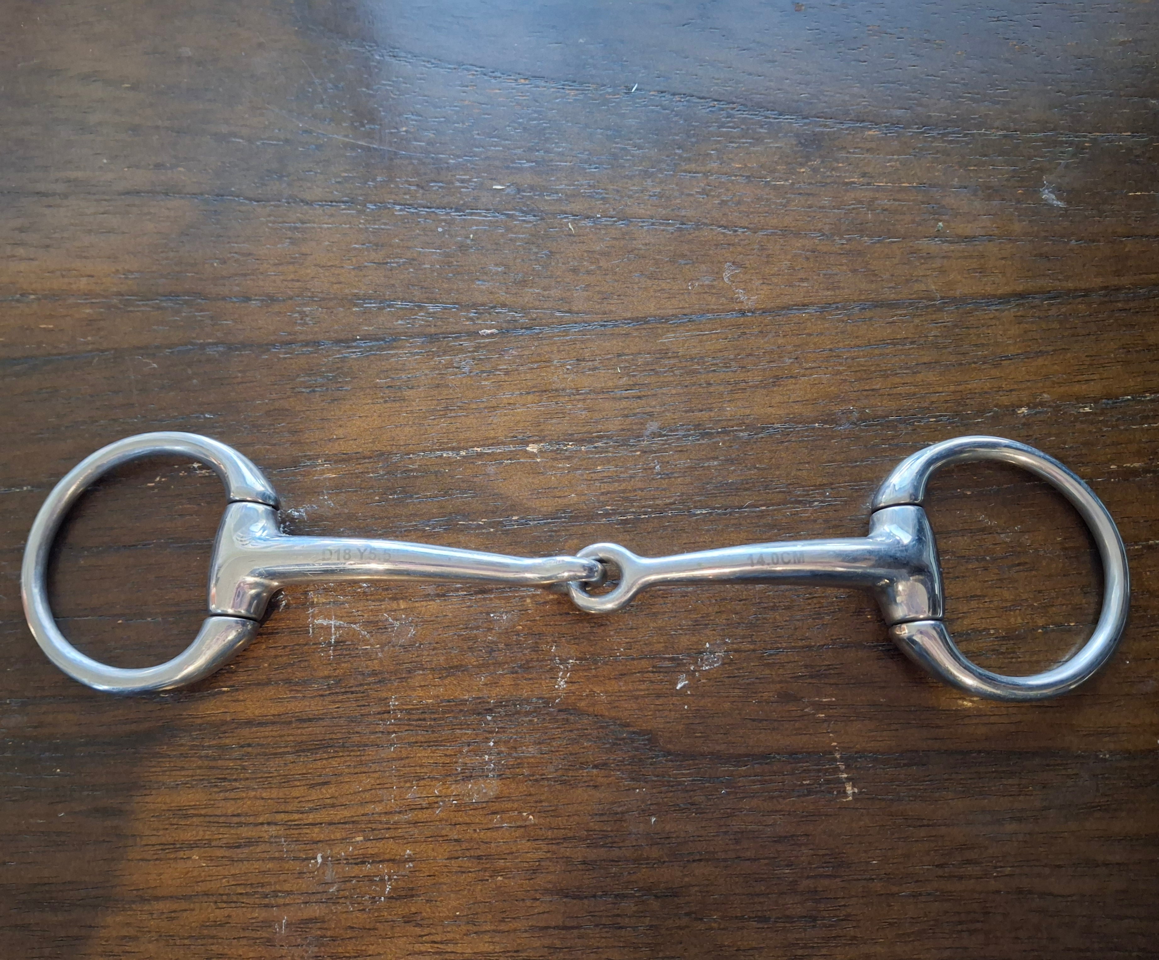 Used SS Eggbutt Bradoon Bit 5 1/2"