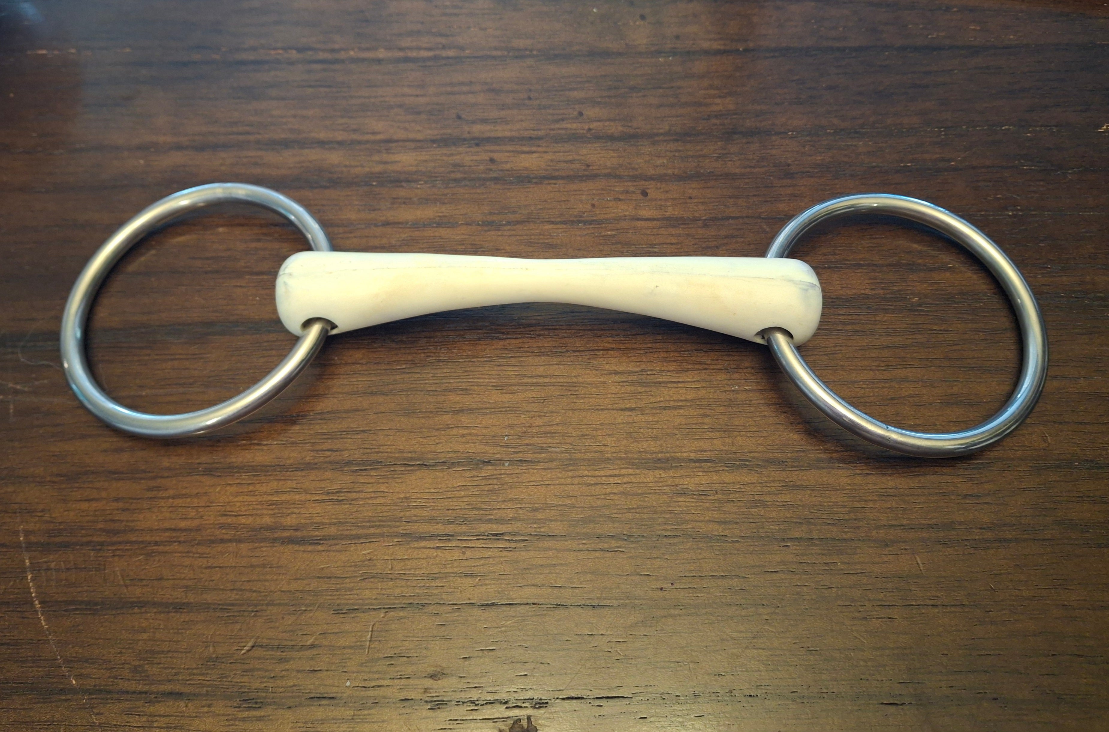 NATHE Standard Loose Ring Pony Snaffle 16 mm (no Steel Core) 110MM