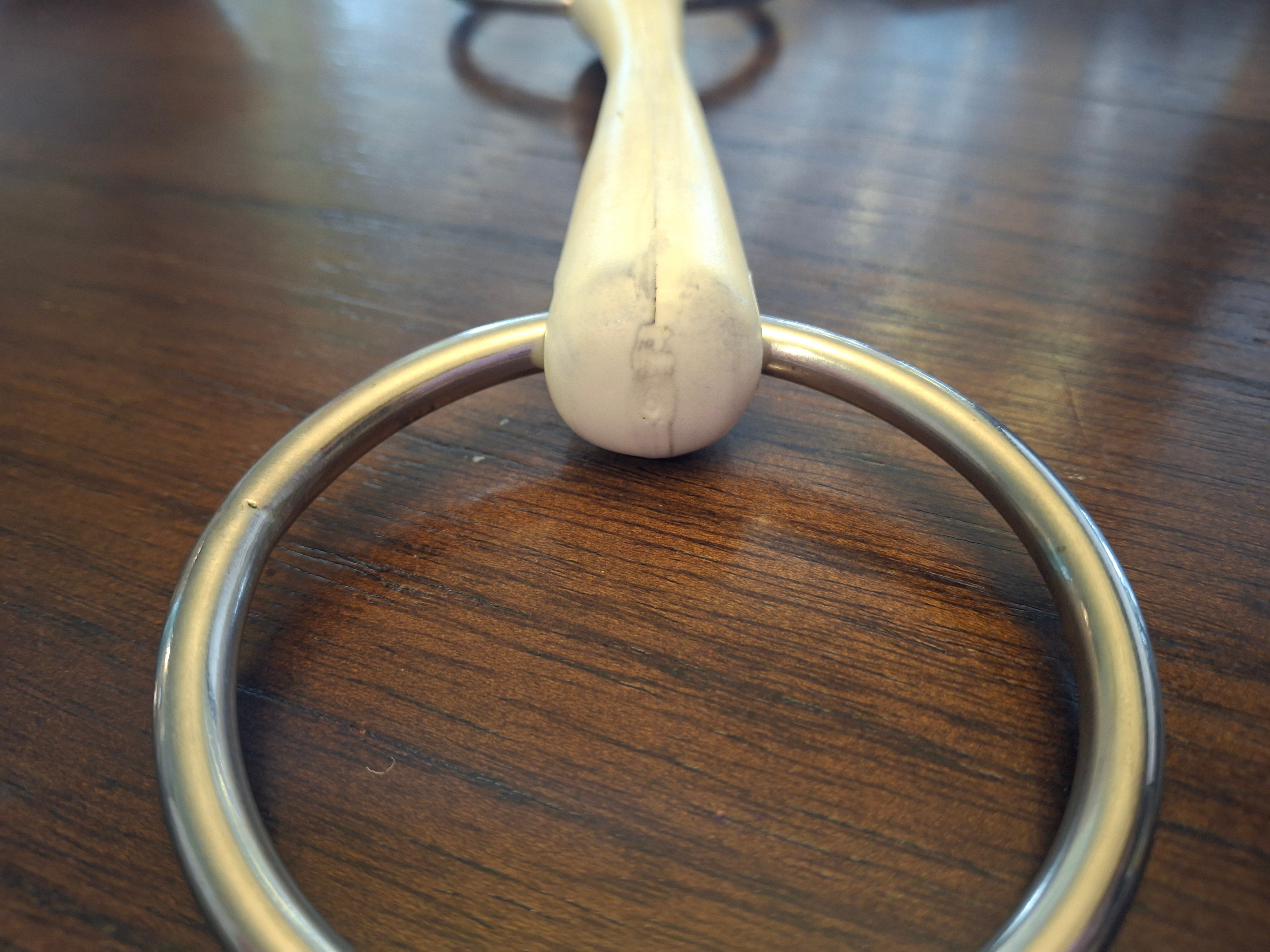 NATHE Standard Loose Ring Pony Snaffle 16 mm (no Steel Core) 110MM