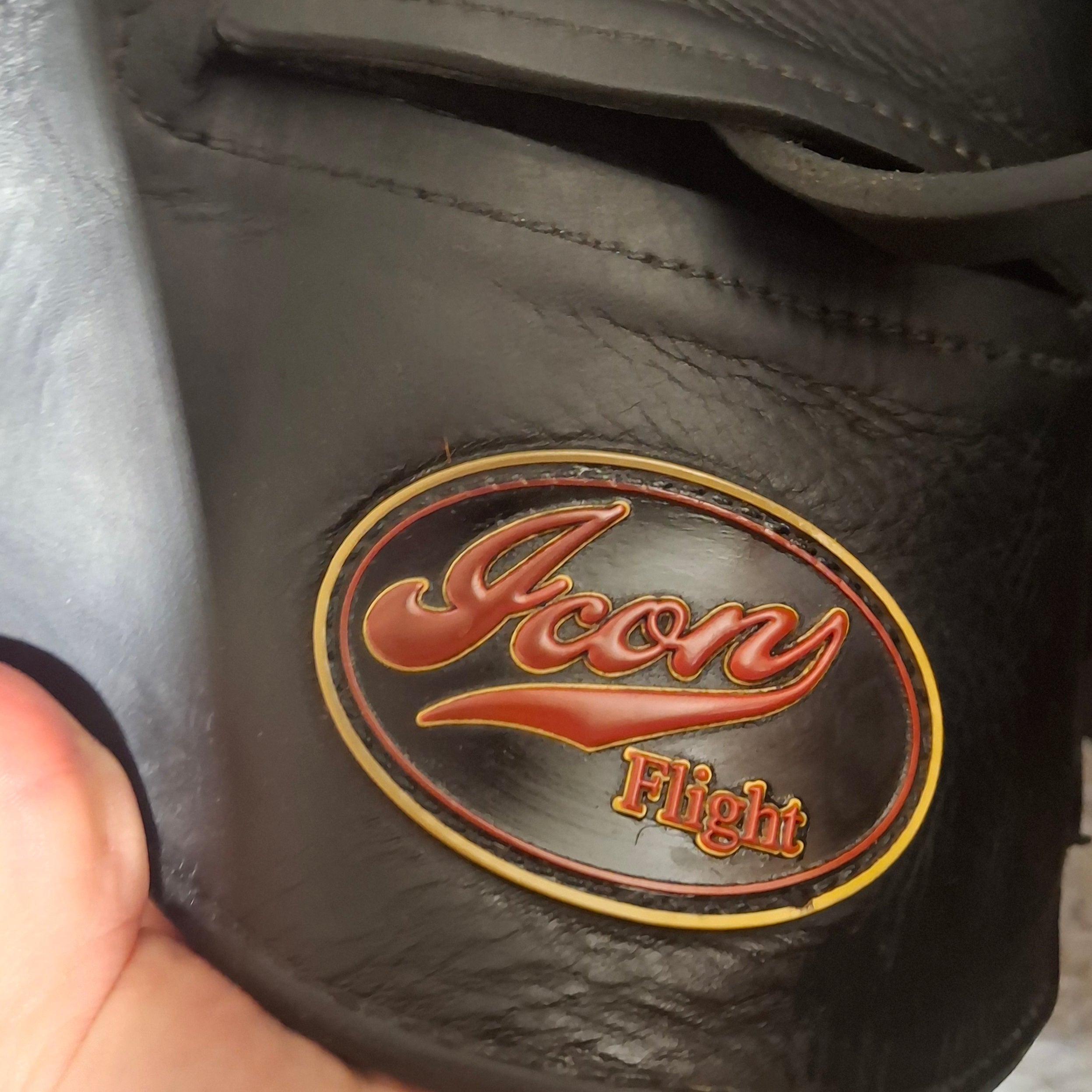 Used 17" Custom Icon Flight Dressage Saddle