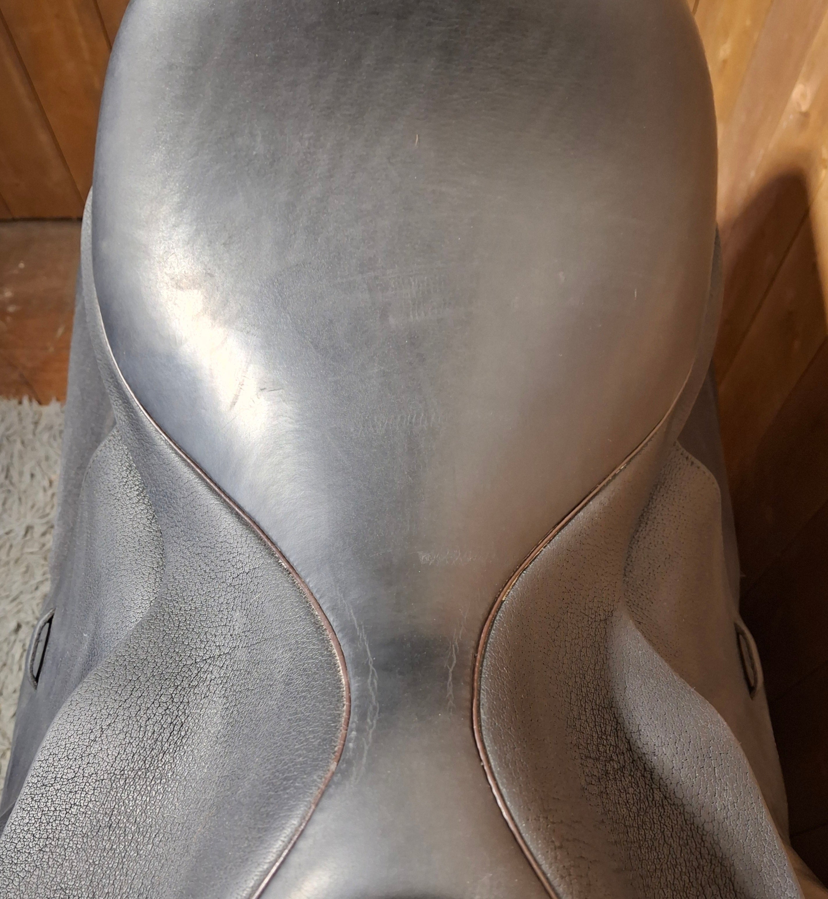 Used 17" Custom Steffen's Advantage Dressage Saddle