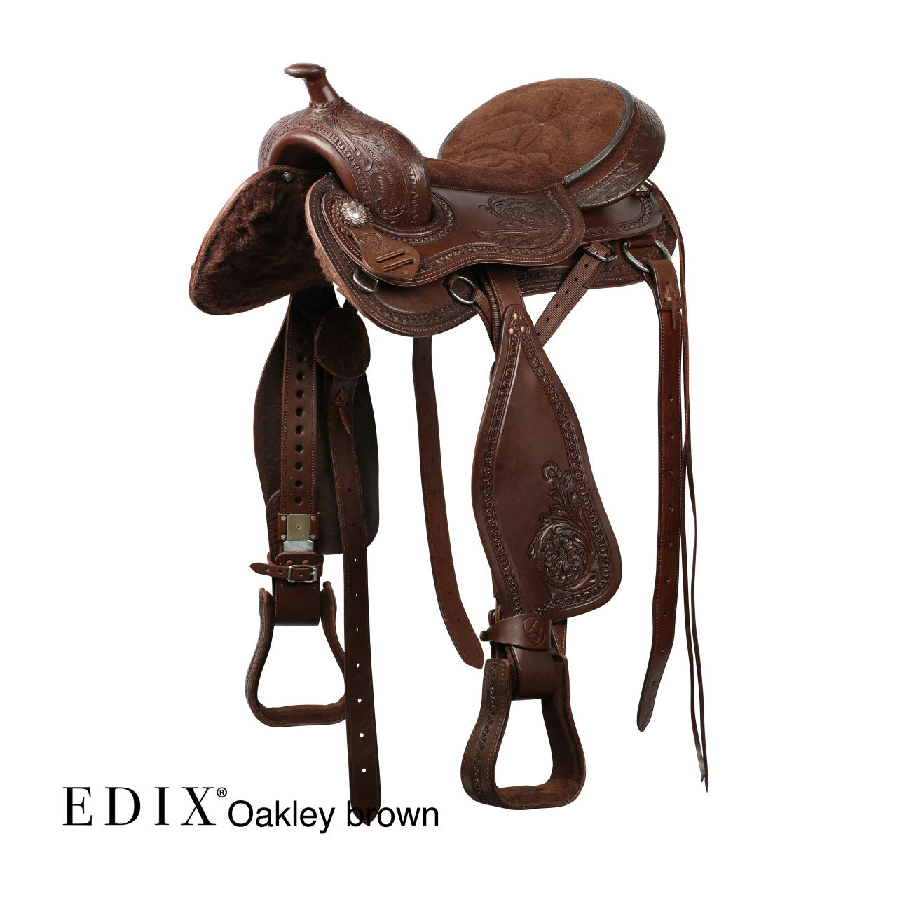 15" EDIX Oakley Treeless Western Saddle