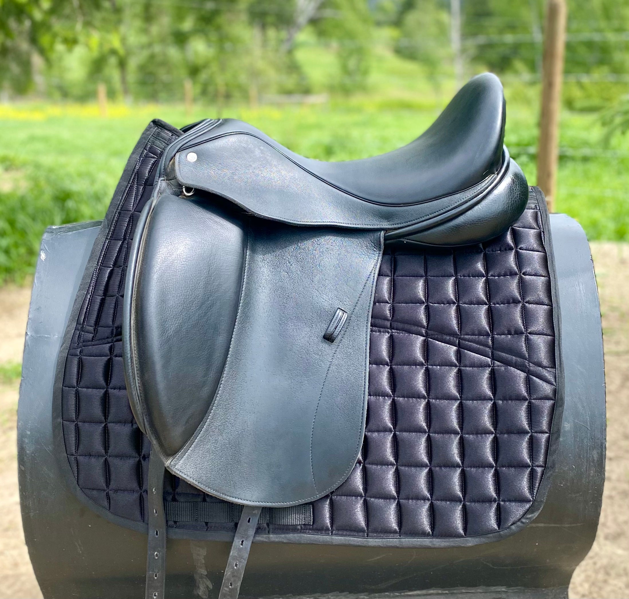 Used 18" Custom Revolution Dressage Saddle