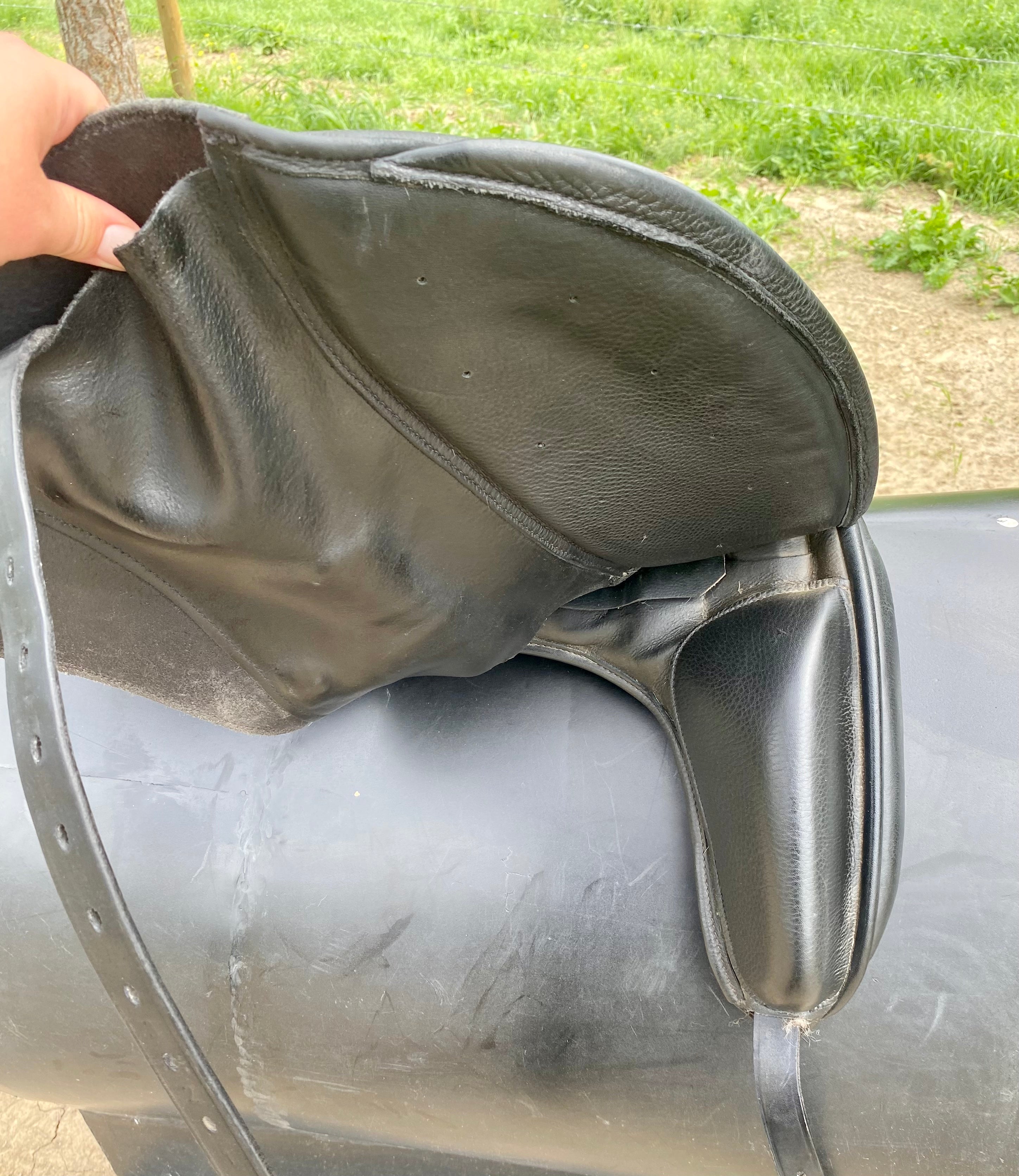 Used 18" Custom Revolution Dressage Saddle