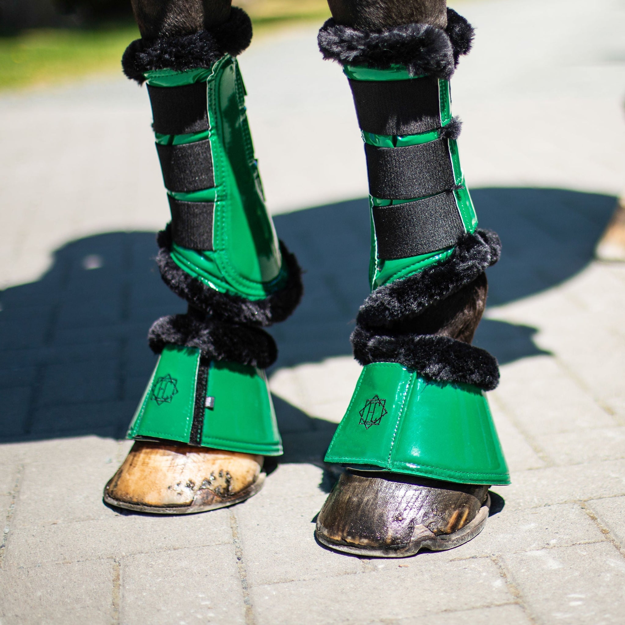 Emerald Green Bell Boots