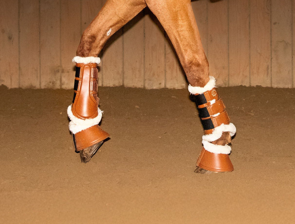 Cashmere Brown Bell Boots