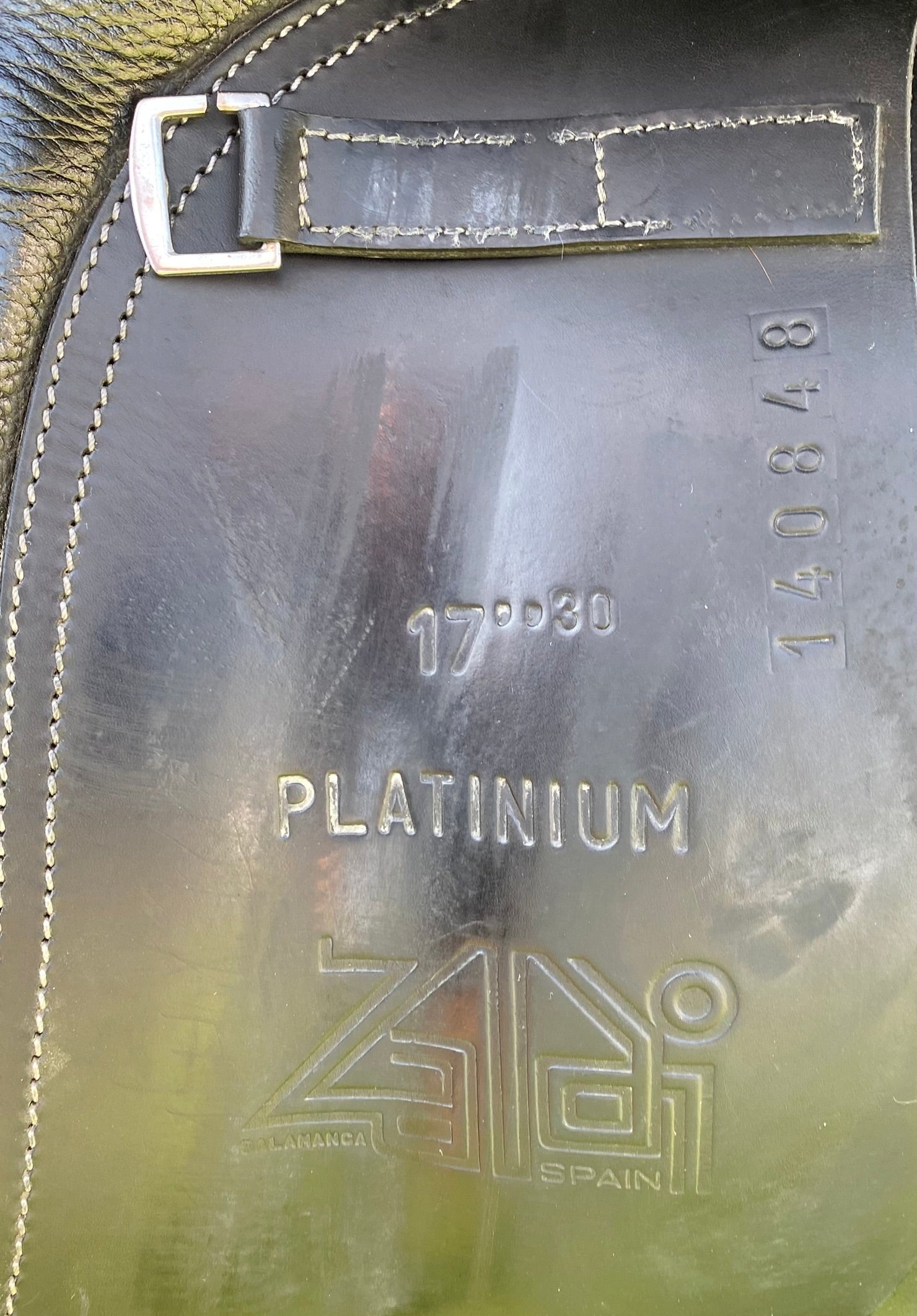 Used 17" Zaldi Platinum Dressage Saddle