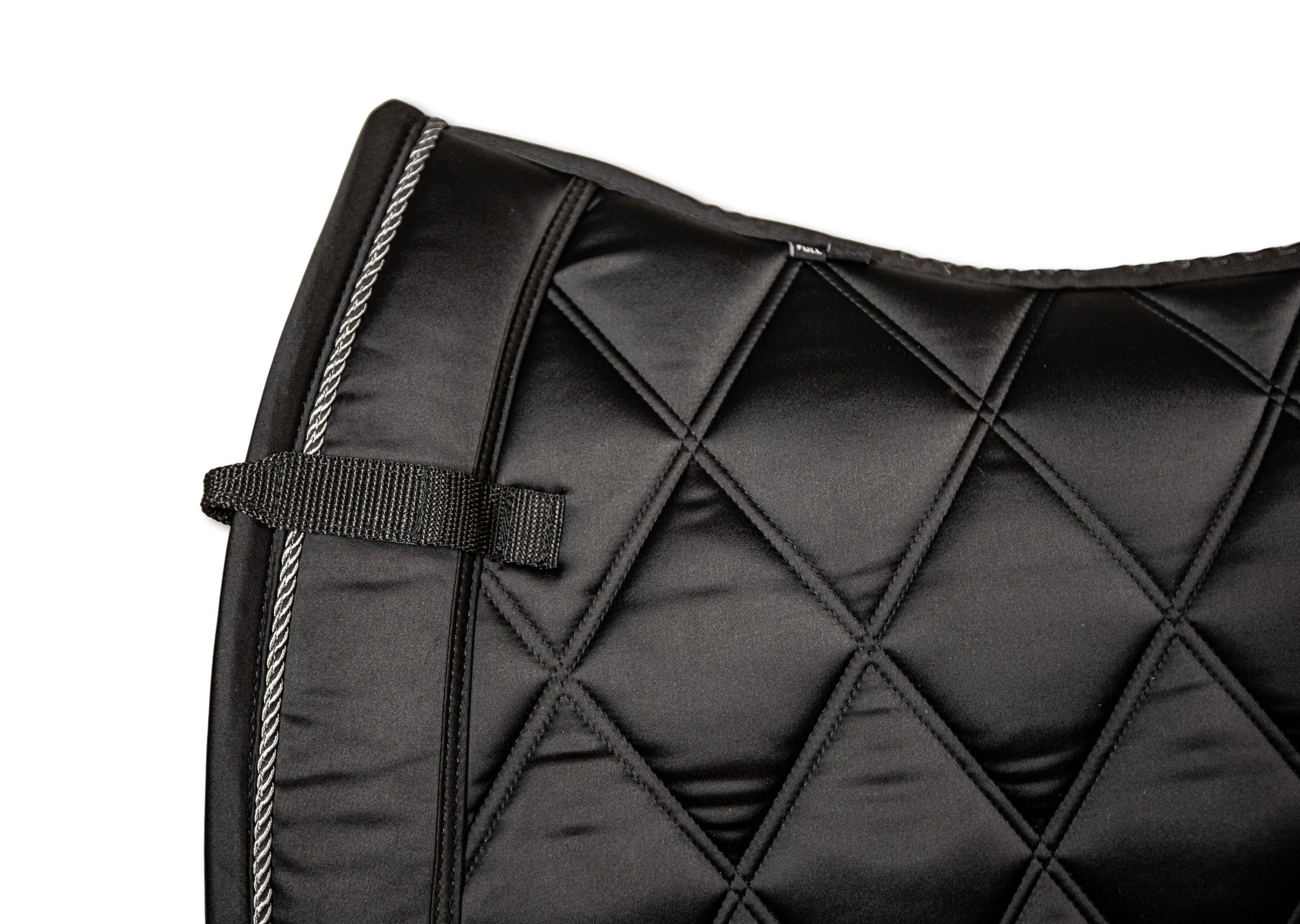 Dark Obsidian Black Dressage Saddle Pad